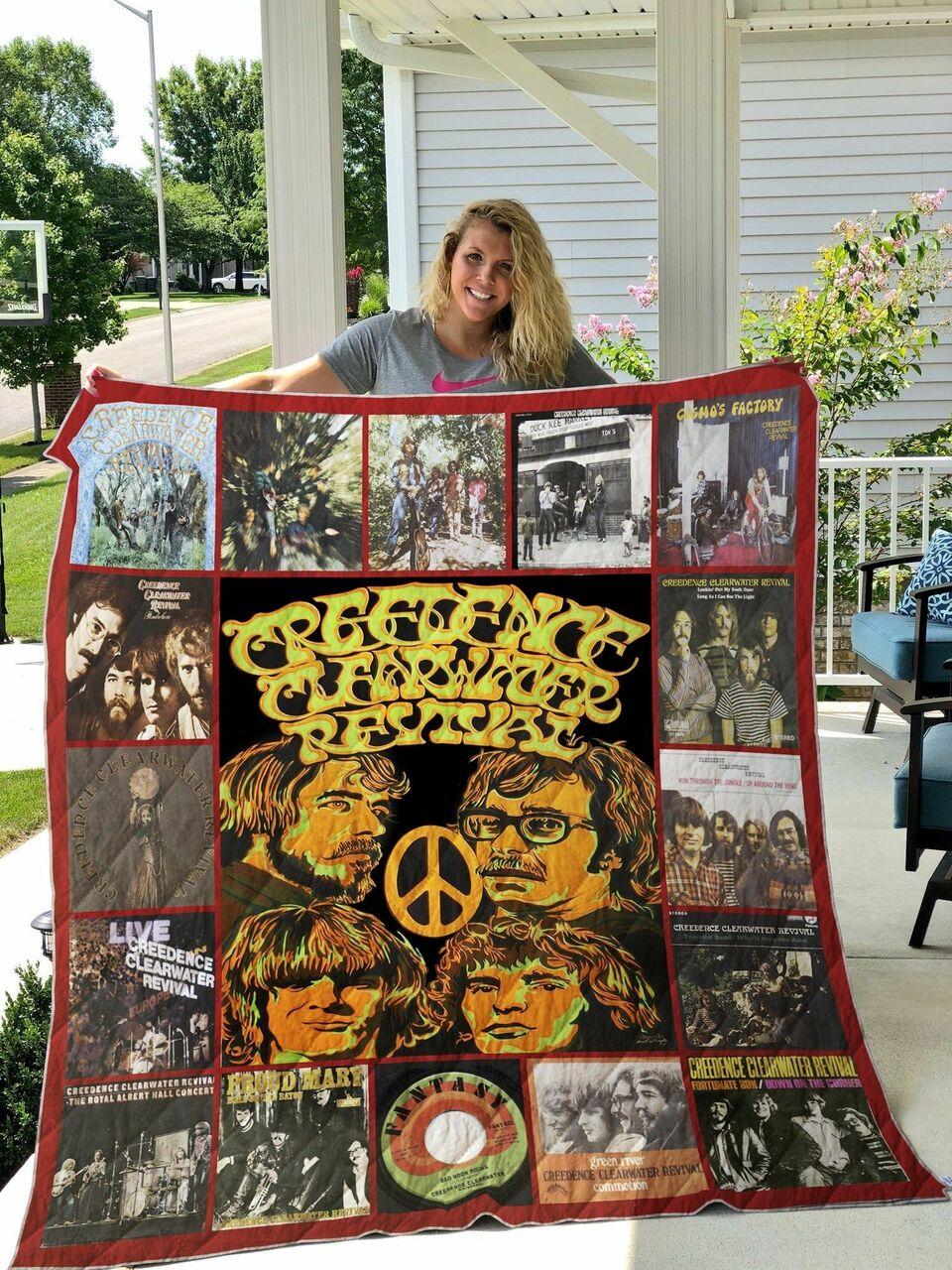 Creedence Clearwater Revivtyle 2 Quilt Blanket