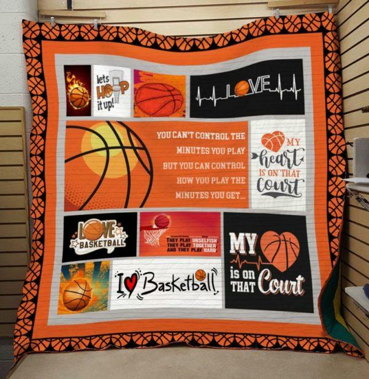 Hope It Upketball Quilt Blanket Quilt