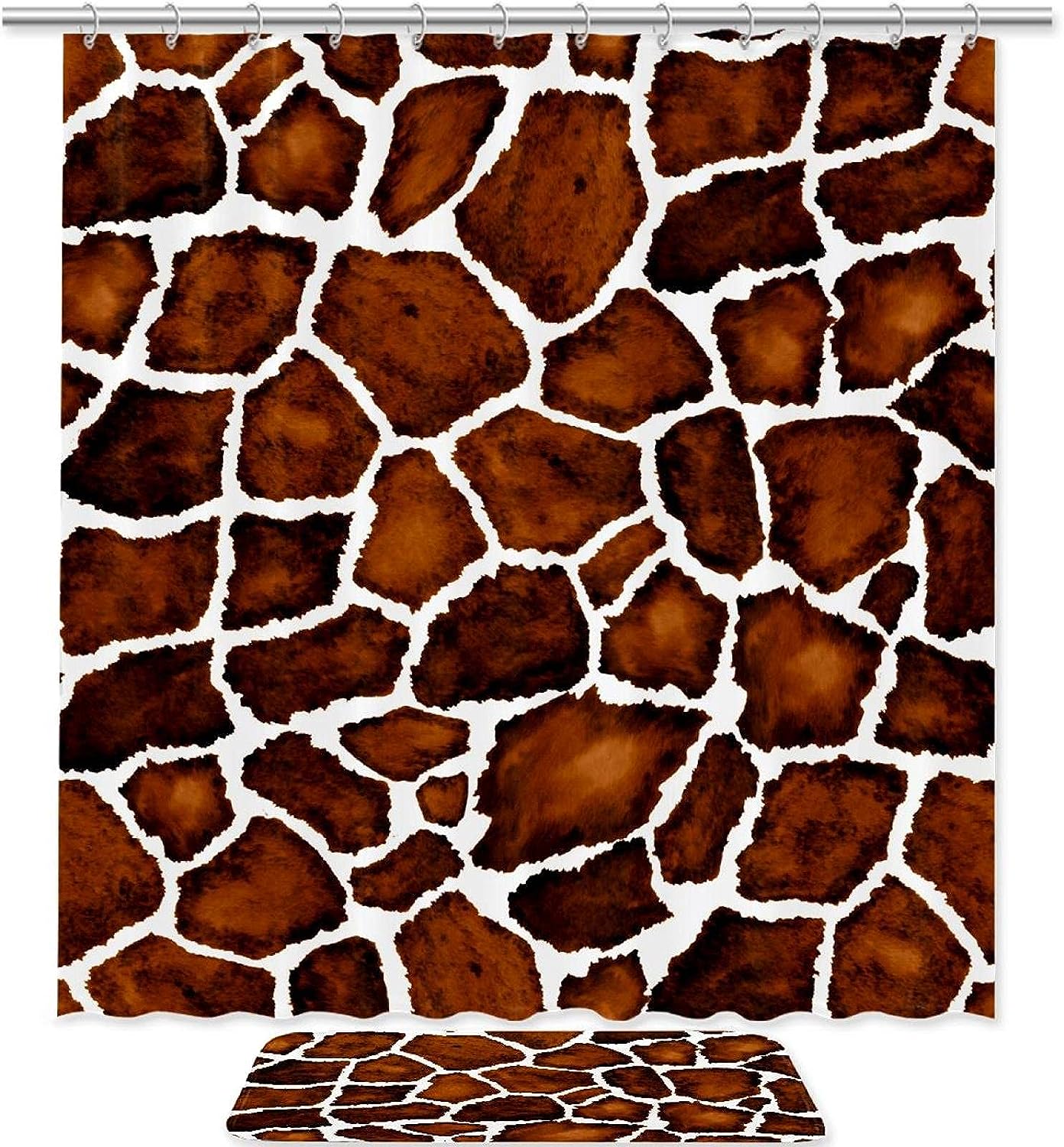 Great Dane Dogs Muzzle Funny Animal Print Shower Curtain For Bathroom Decor
