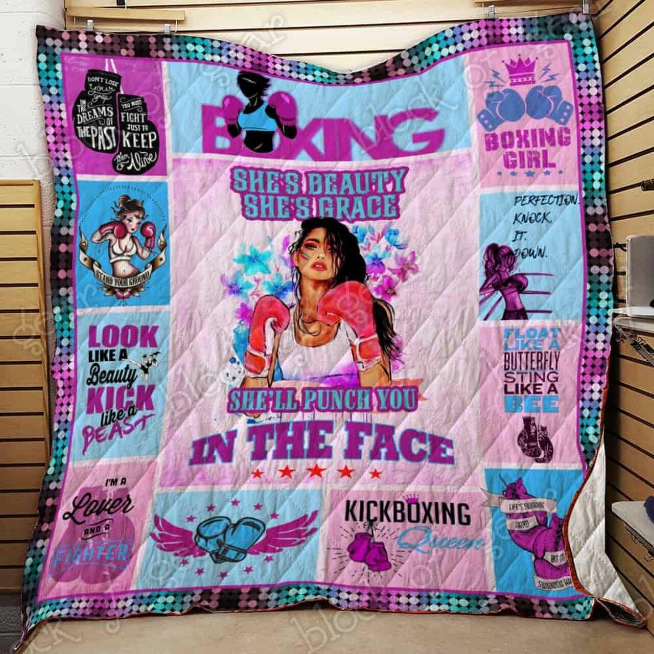 Boxing Girl Cl19100150Mdq Quilt Blanket