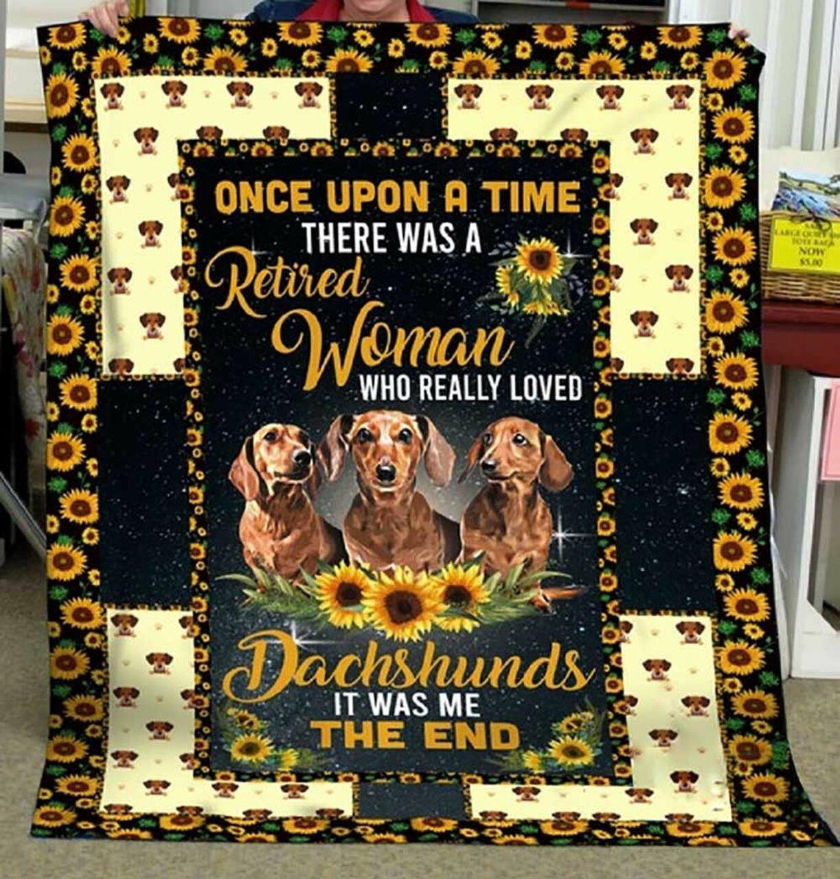 There A Retired Woman Who Really Loved Dh Sunflower Quilt Blanket Greattomized Blanket G For Birthday C Thgiving