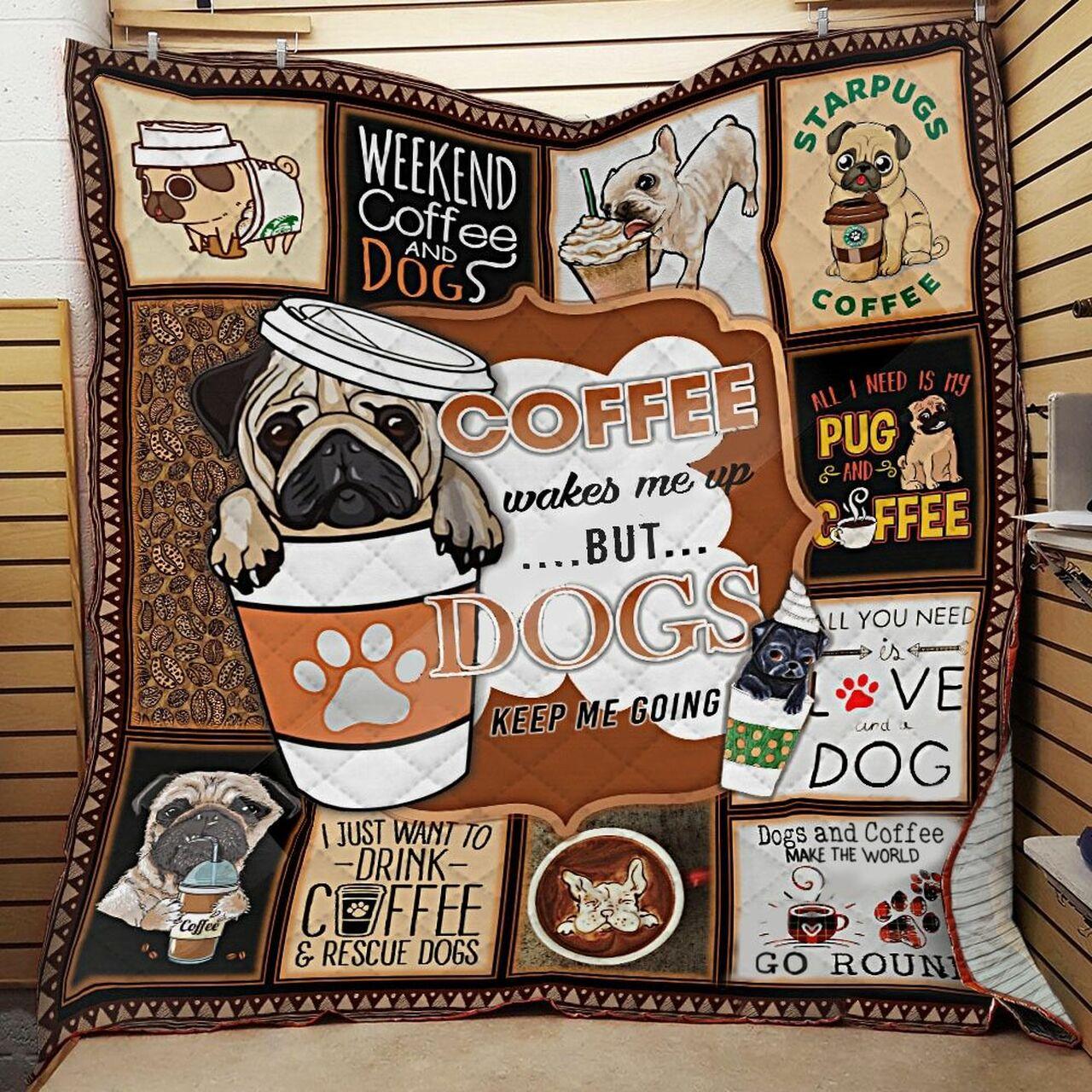 Coffee W Me Up But Keep Me Going Quilt Blanket Greattomized Blanket G For Birthday C Thgiving