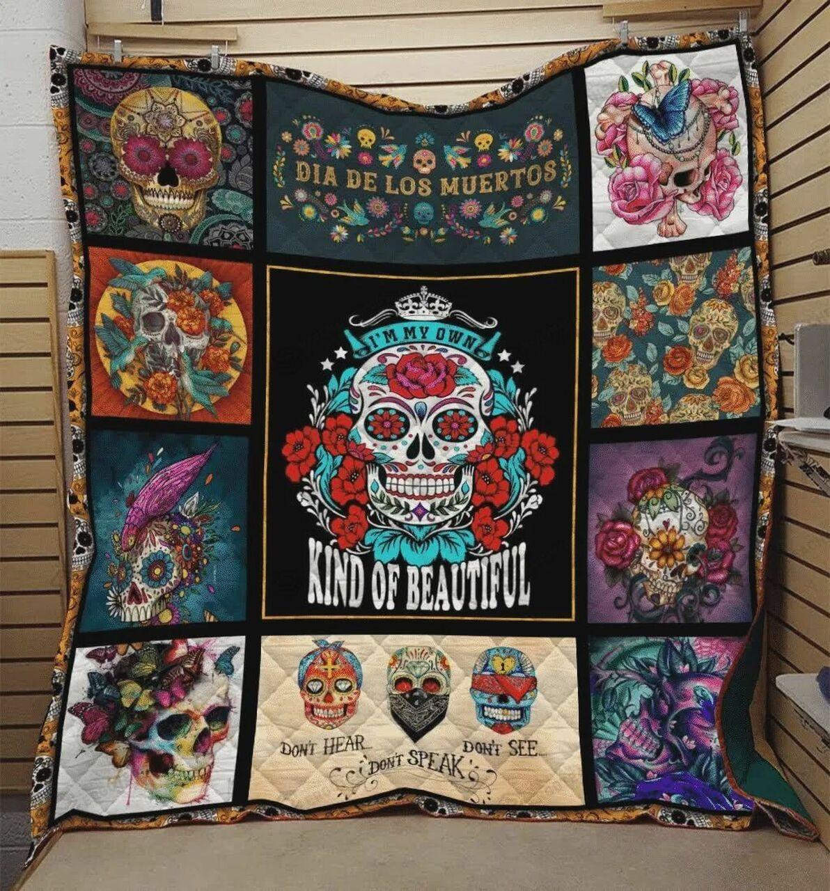 Sugkull Once Voice Kind Of Beautiful Quilt Blanket Greattomized Blanket G For Birthday C Thgiving