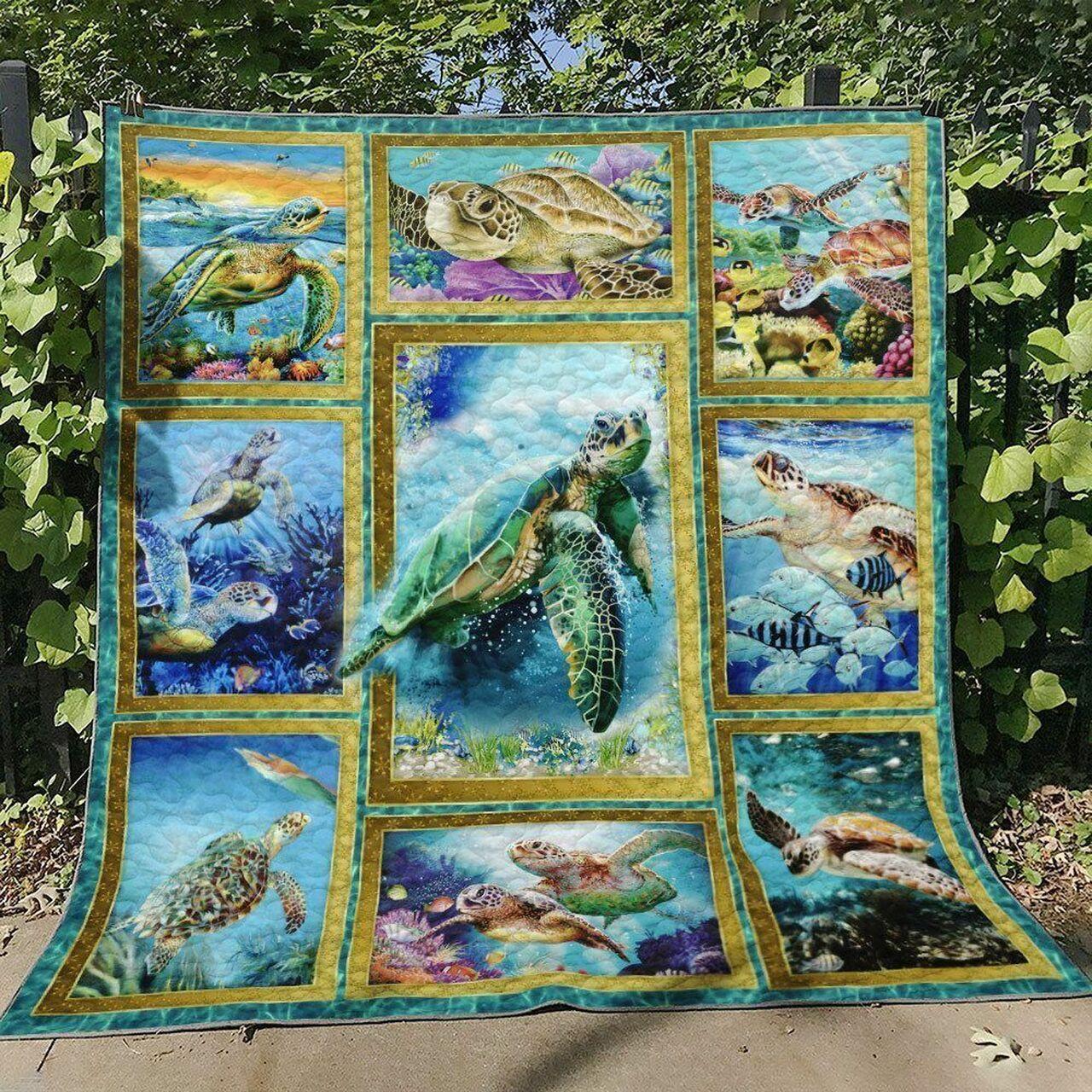 Turtle Tl080728 Quilt Blanket