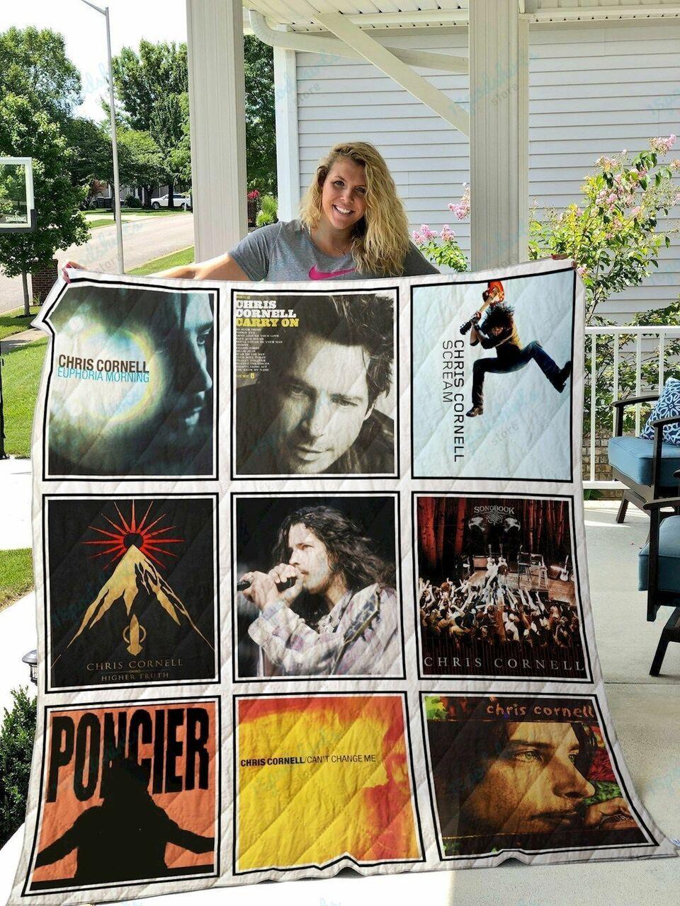 C Cornell Quilt Blanket