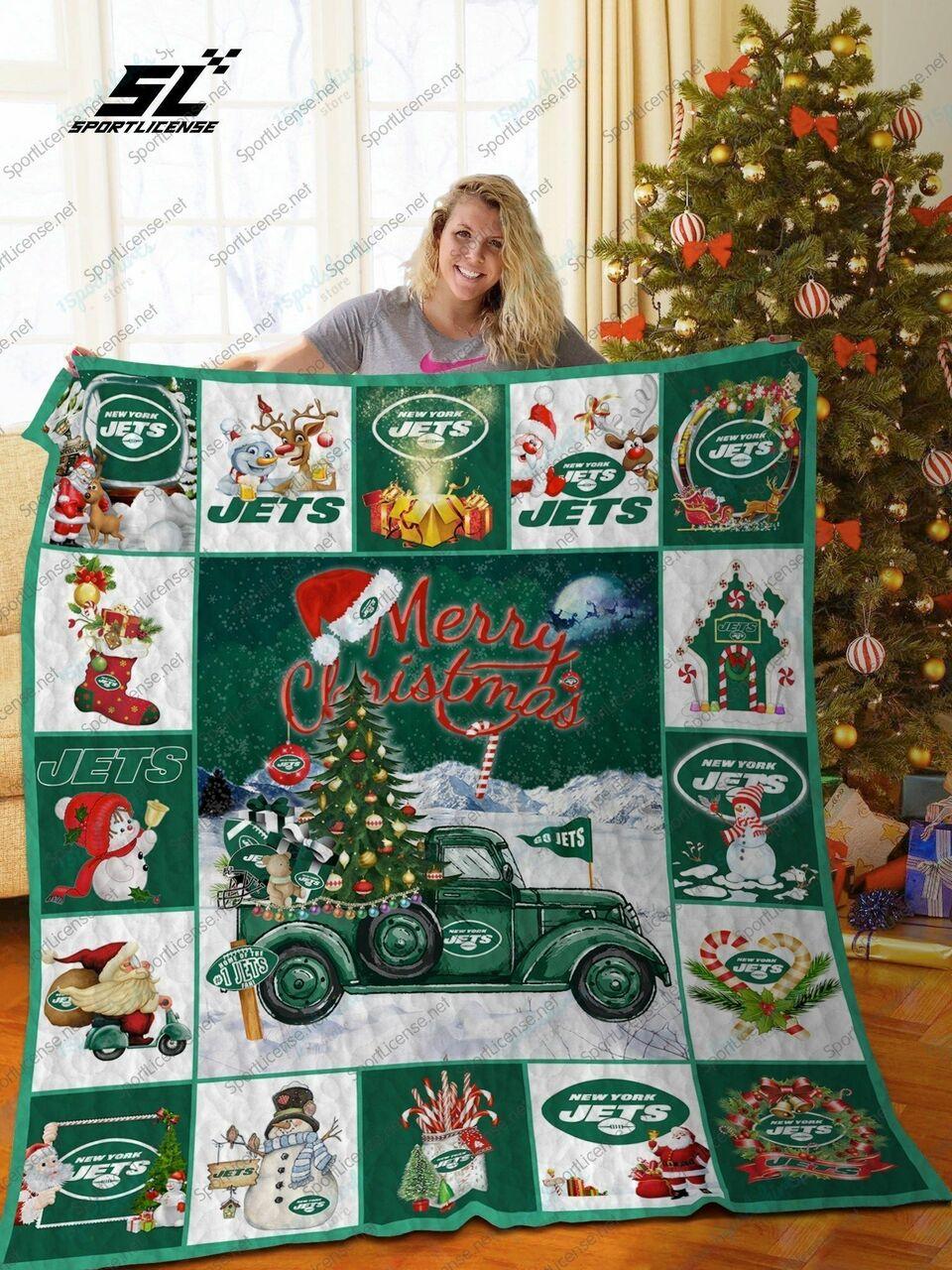 Bl Nyj Truck Quilt Blanket