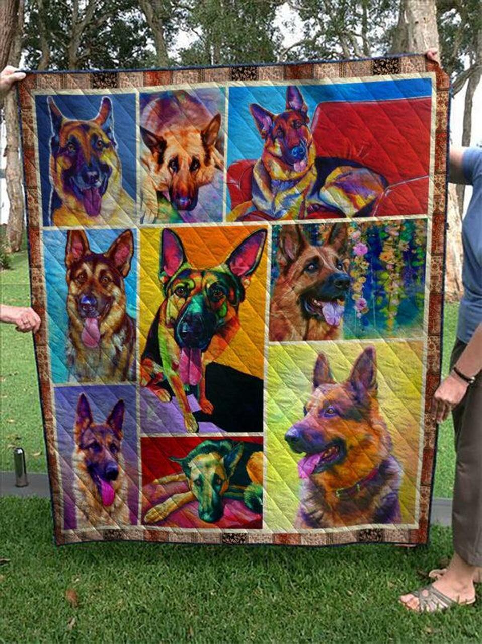 The Germhepherd Quilt Blanket Quilt