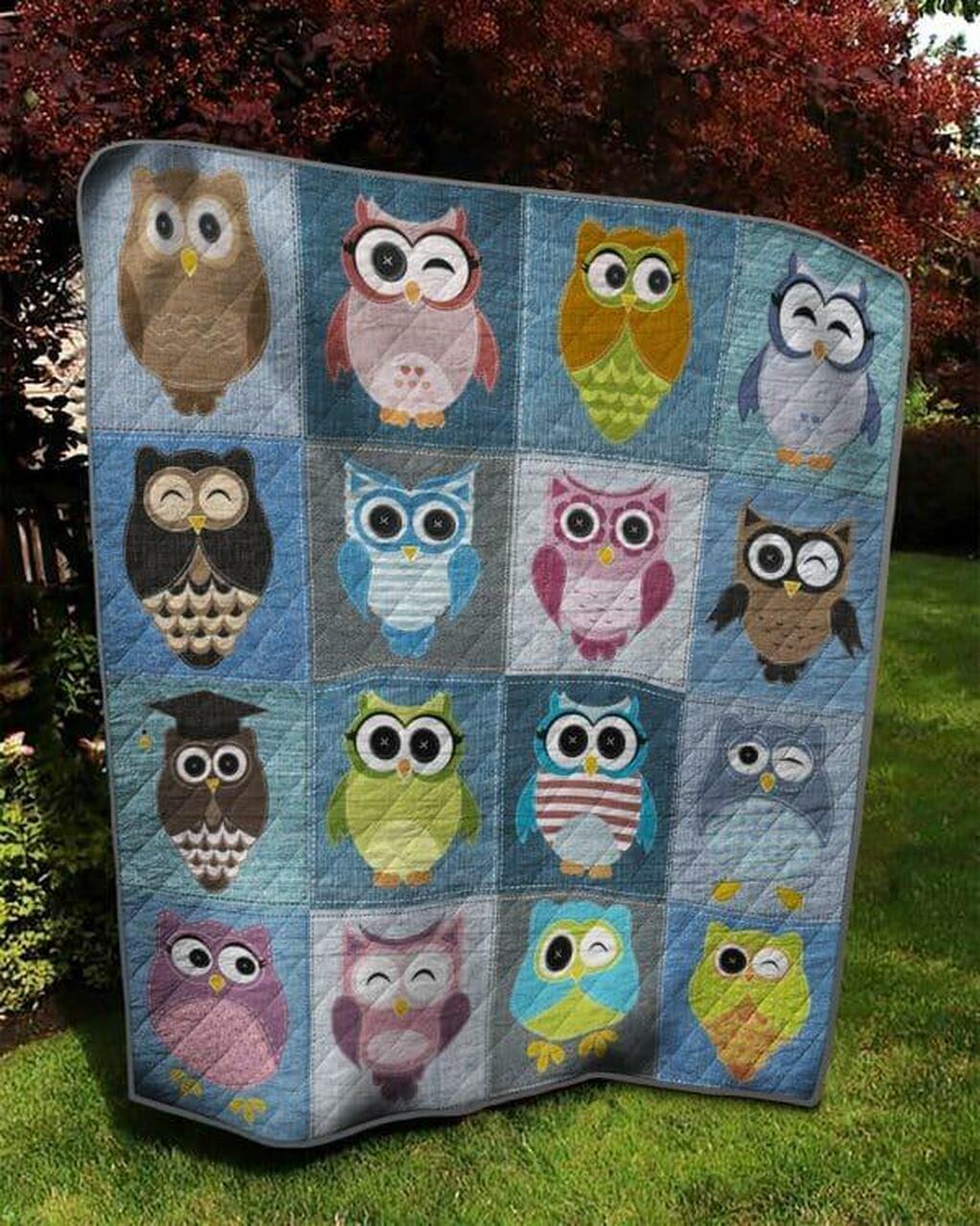 St Owl 030401 Quilt Blanket Quilt