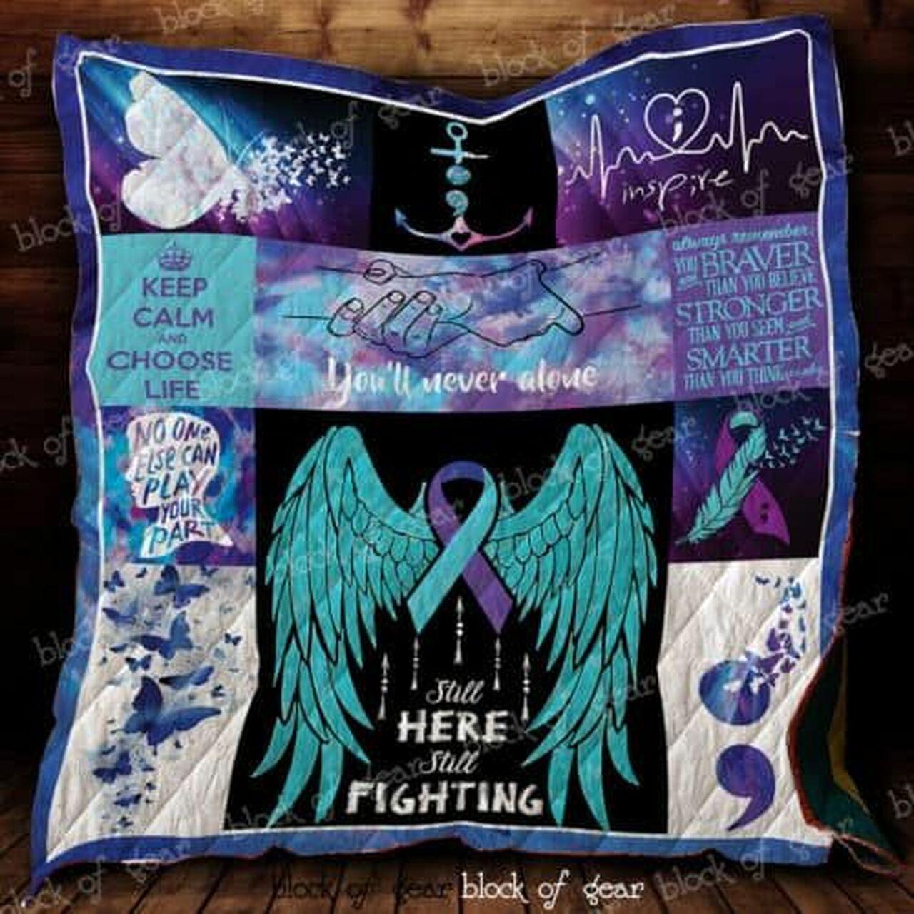 Suicide Prevention Cl22100488Mdq Quilt Blanket