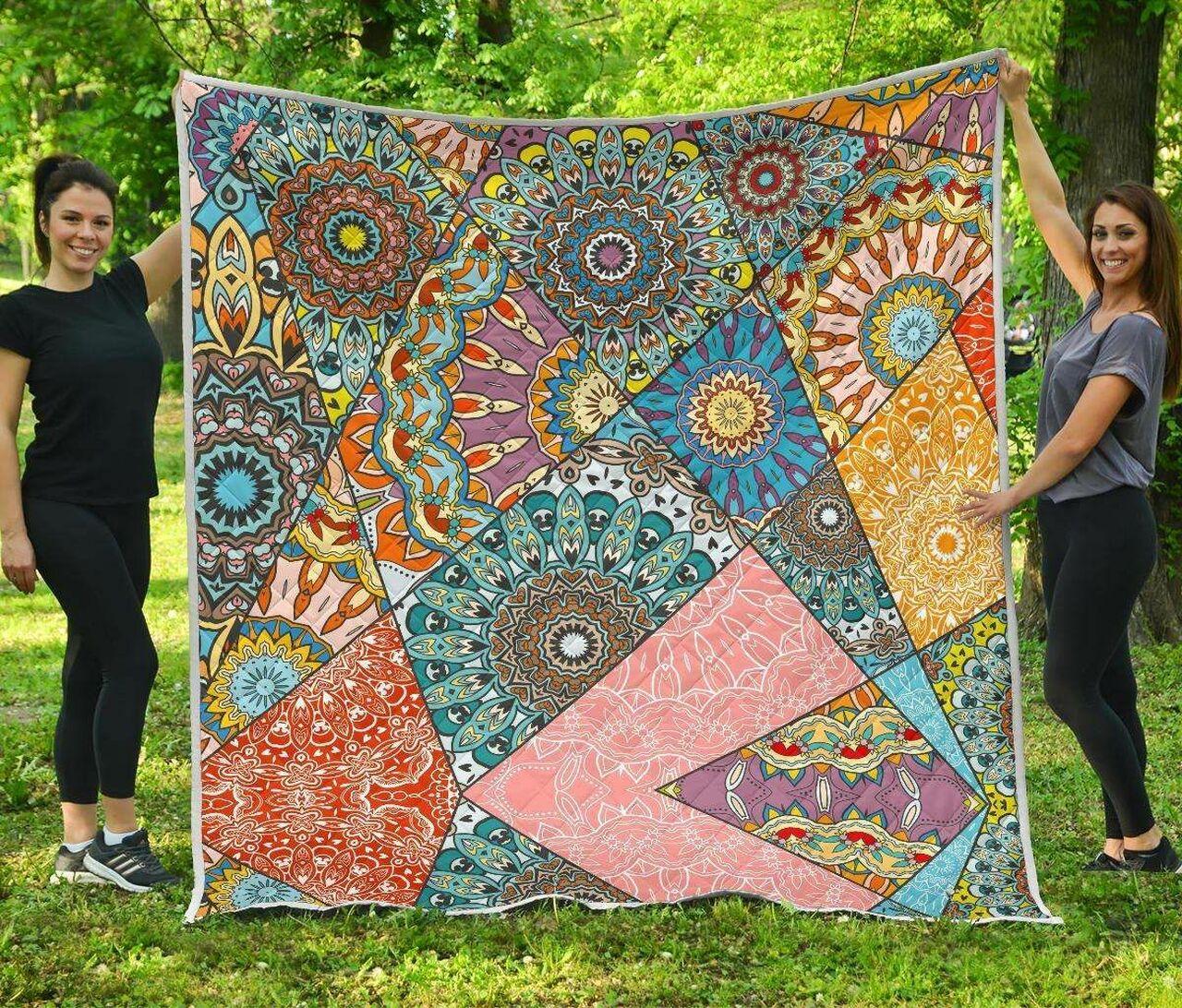 Patchwork Mandala Bohemian Cl17100438Mdq Quilt Blanket