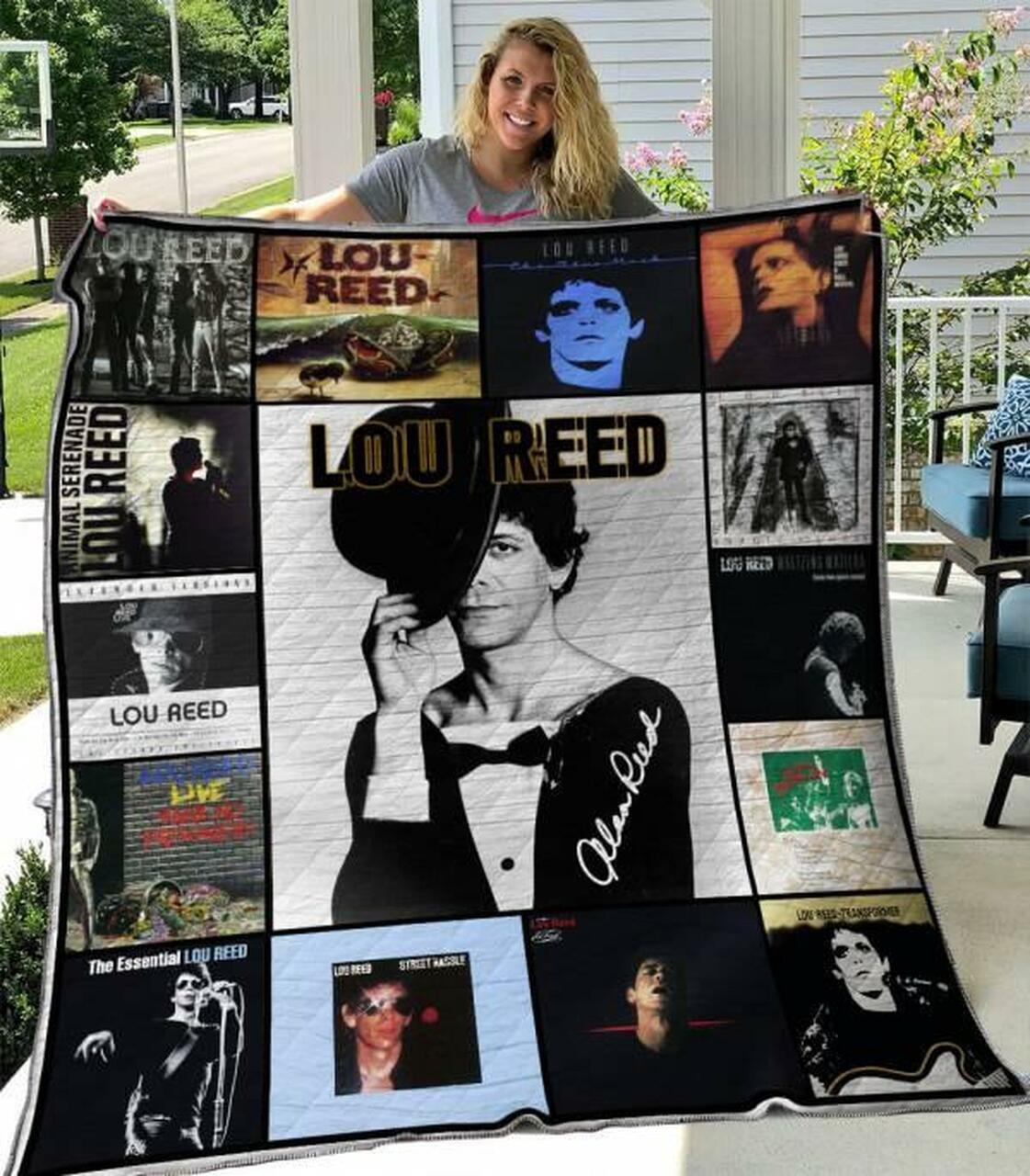 Lou Reed Quilt Blanket M240519 Quilt