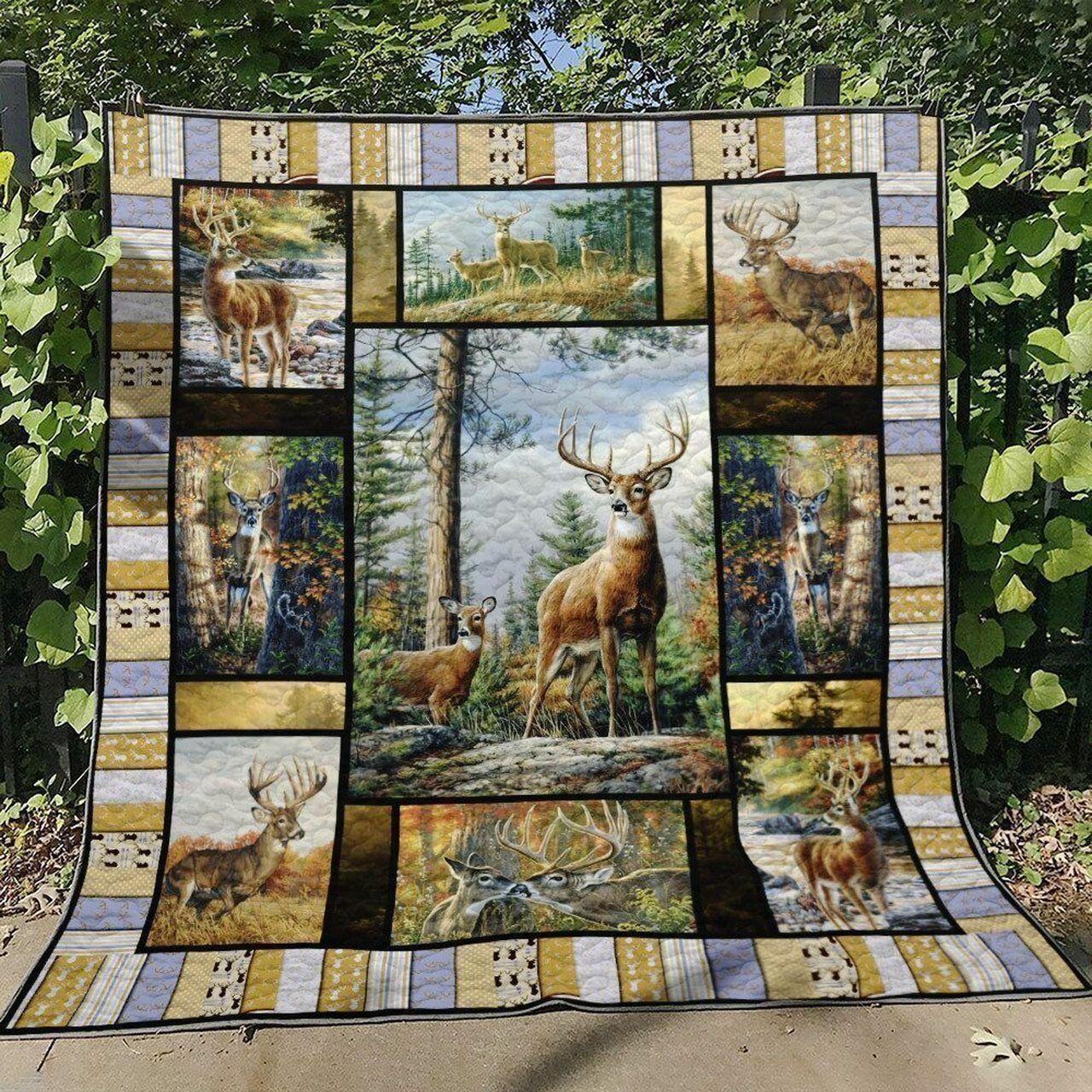 Deer Ml150707 Quilt Blanket