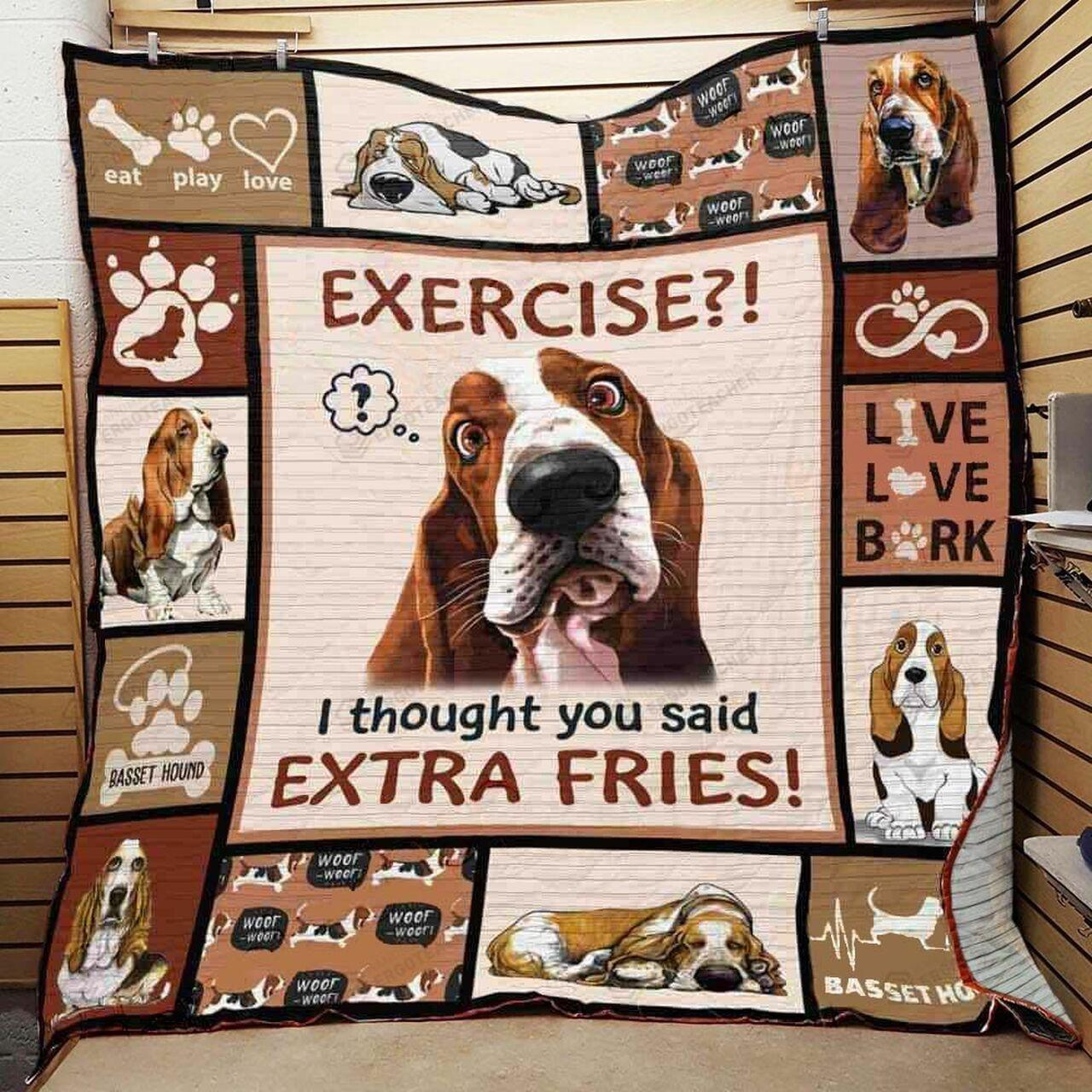 et Hound Exee I Thought Yaid Extra F Quilt Blanket Greattomized Blanket G For Birthday C Thgiving