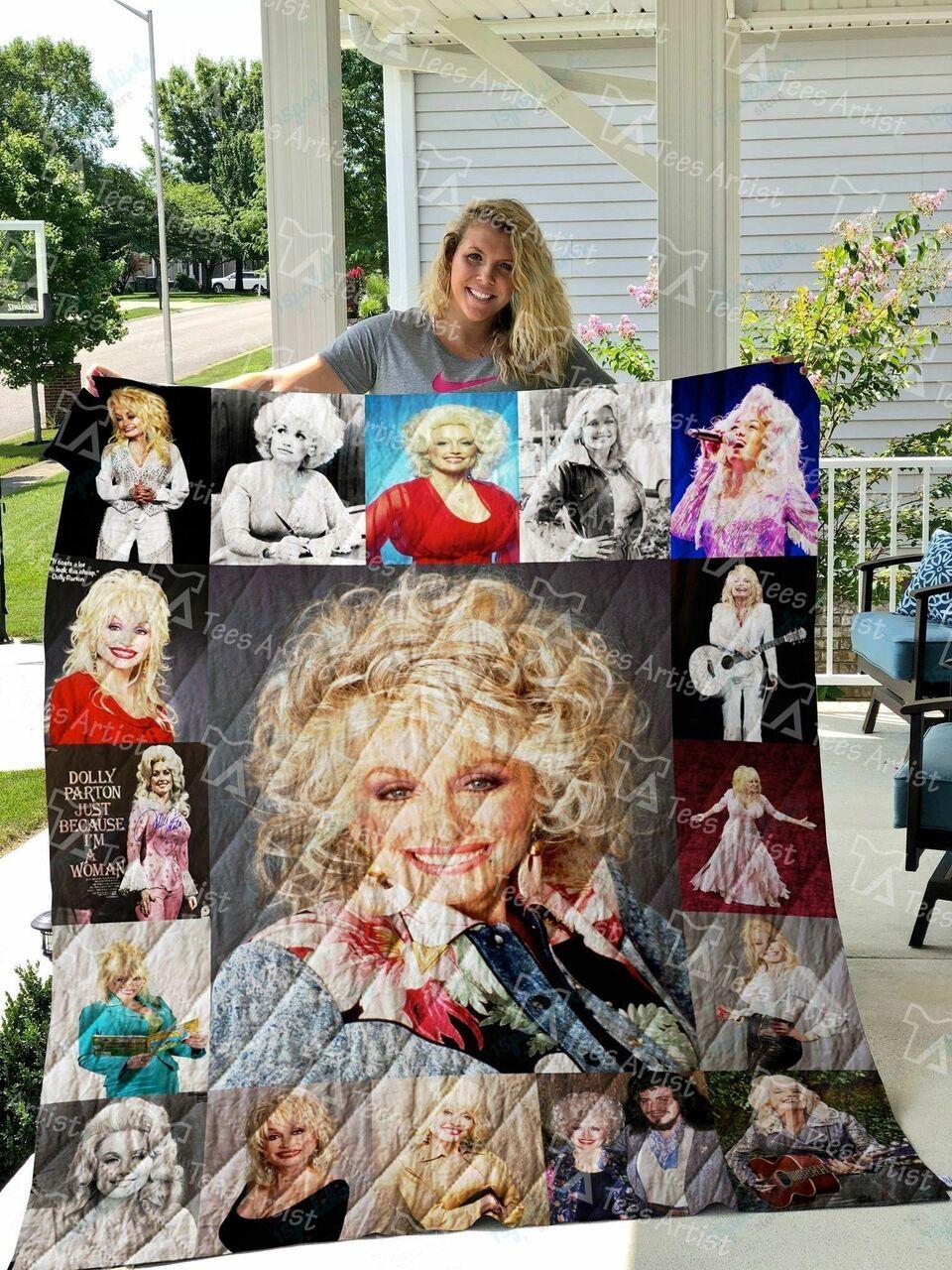 Dolly Parton Quilt Blanket 01030