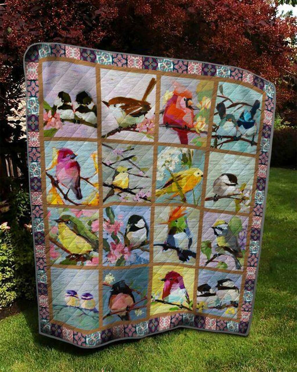 Many B On Tree Quilt Blanket Quilt