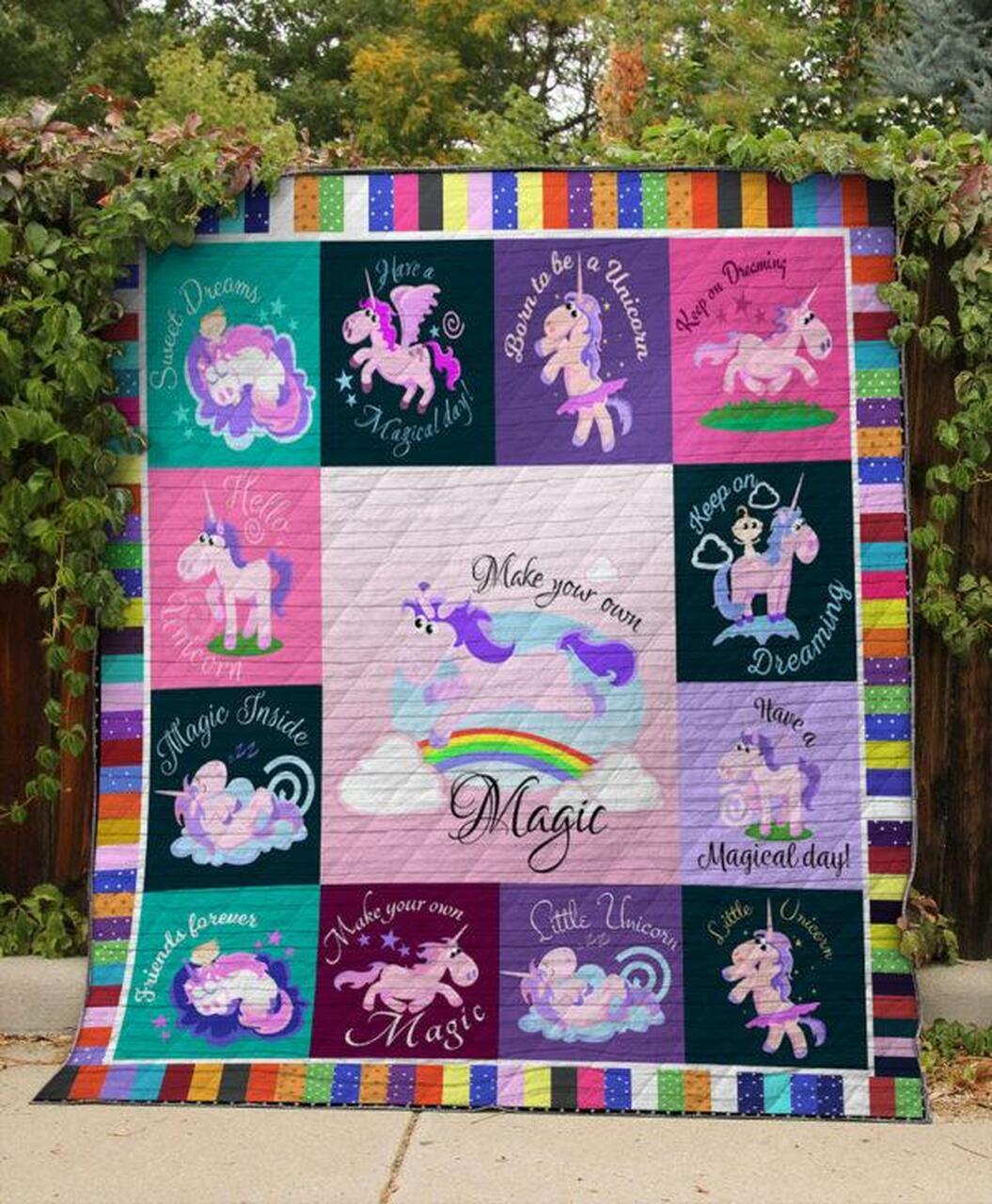 Make Your Own Magic Unicorn Quilt Blanket Quilt