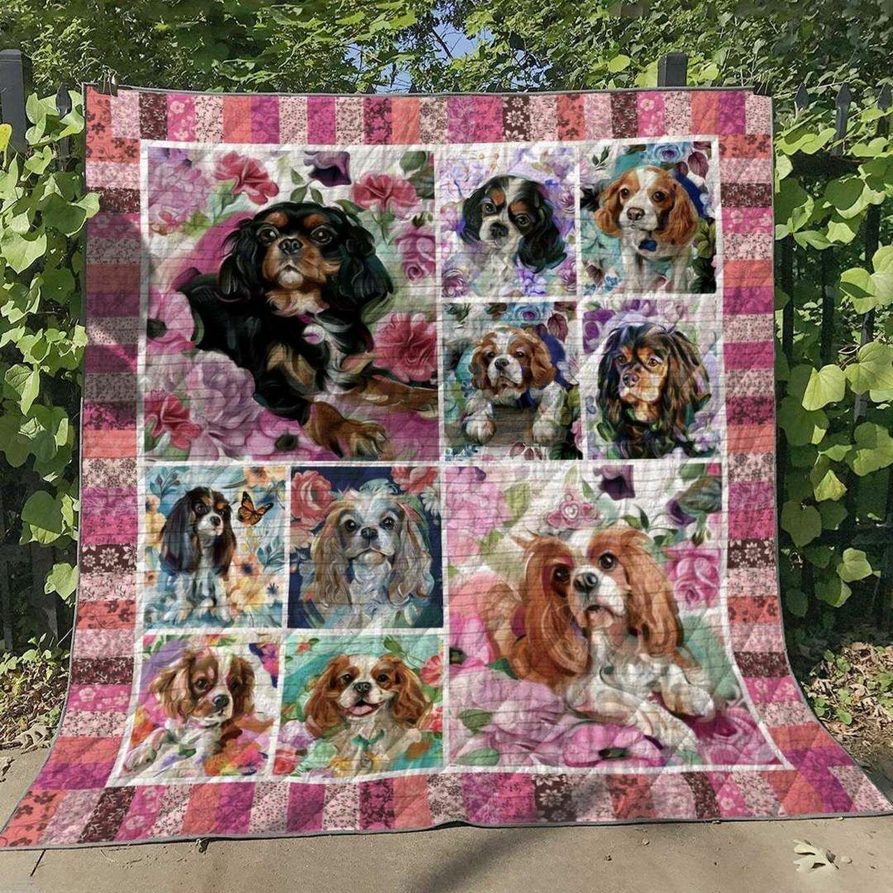 Cavalier King Cha Spaniel Hm110606 Quilt Blanket