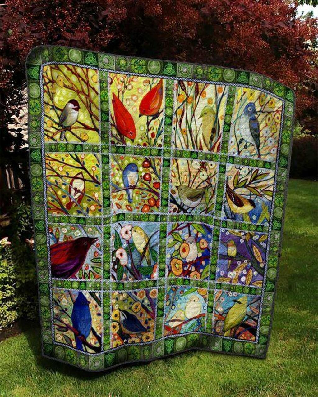 The Bird Quilt Blanket Quilt