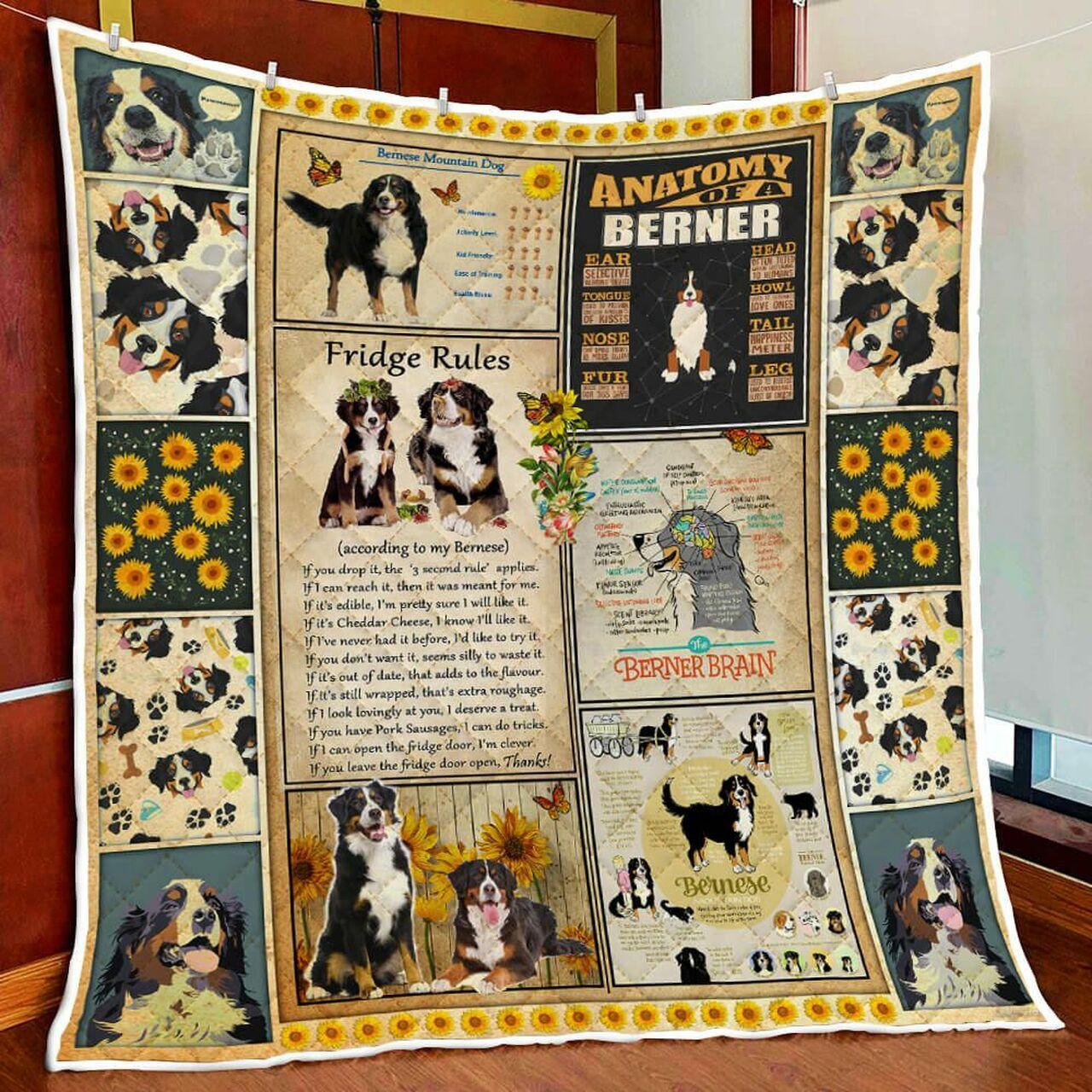 Bee Mountain Knowledge Quilt Blanket