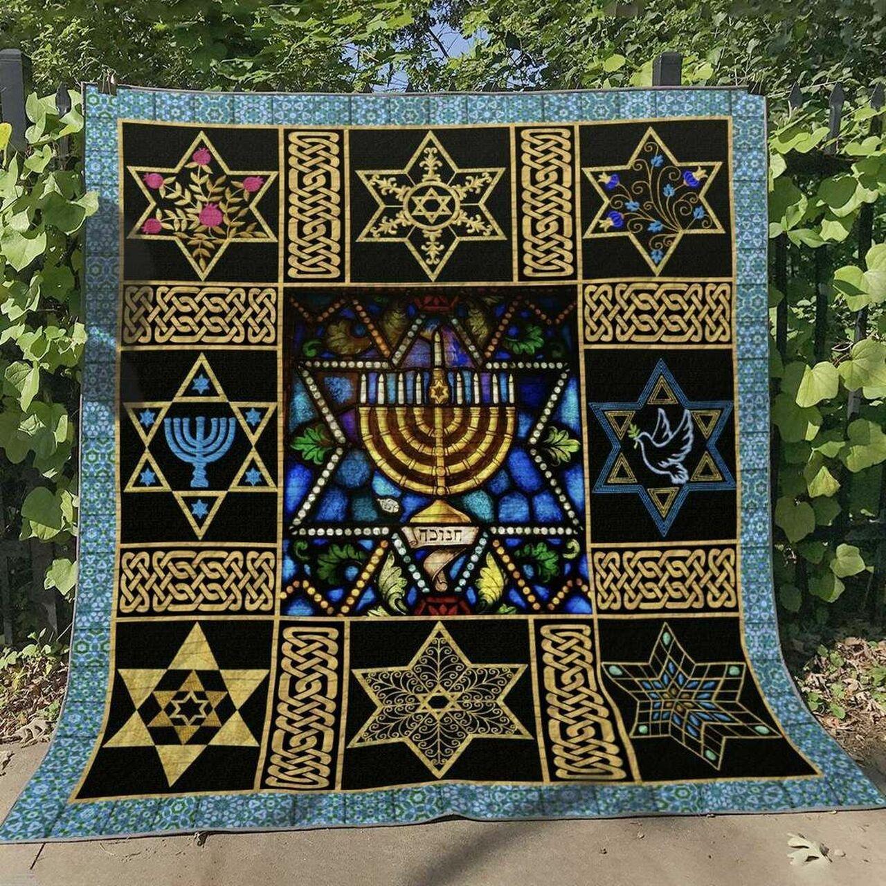 Star Of David Dn300551 Quilt Blanket