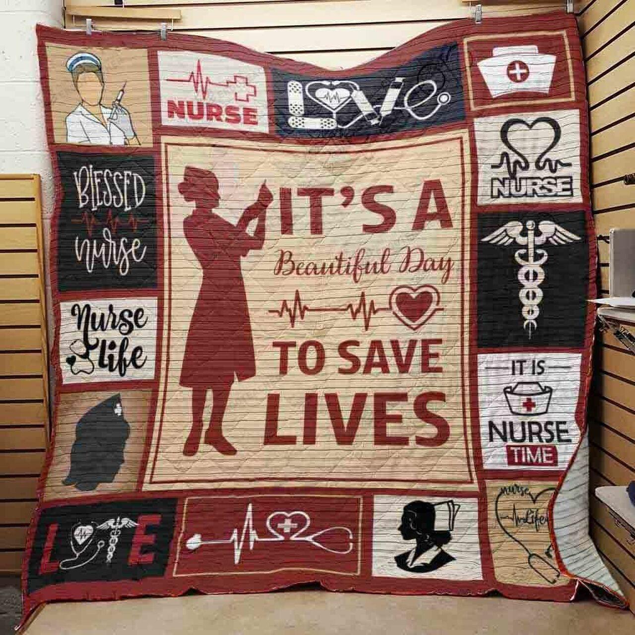 e A Beautiful Day ave L Quilt Blanket Greattomized Blanket G For Birthday C Thgiving