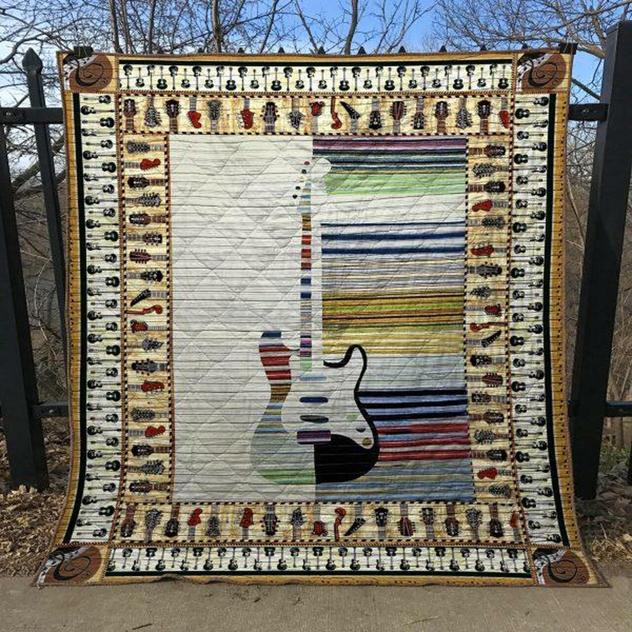 Go Where The Guitar T You Quilt Blanket Yct8 Quilt