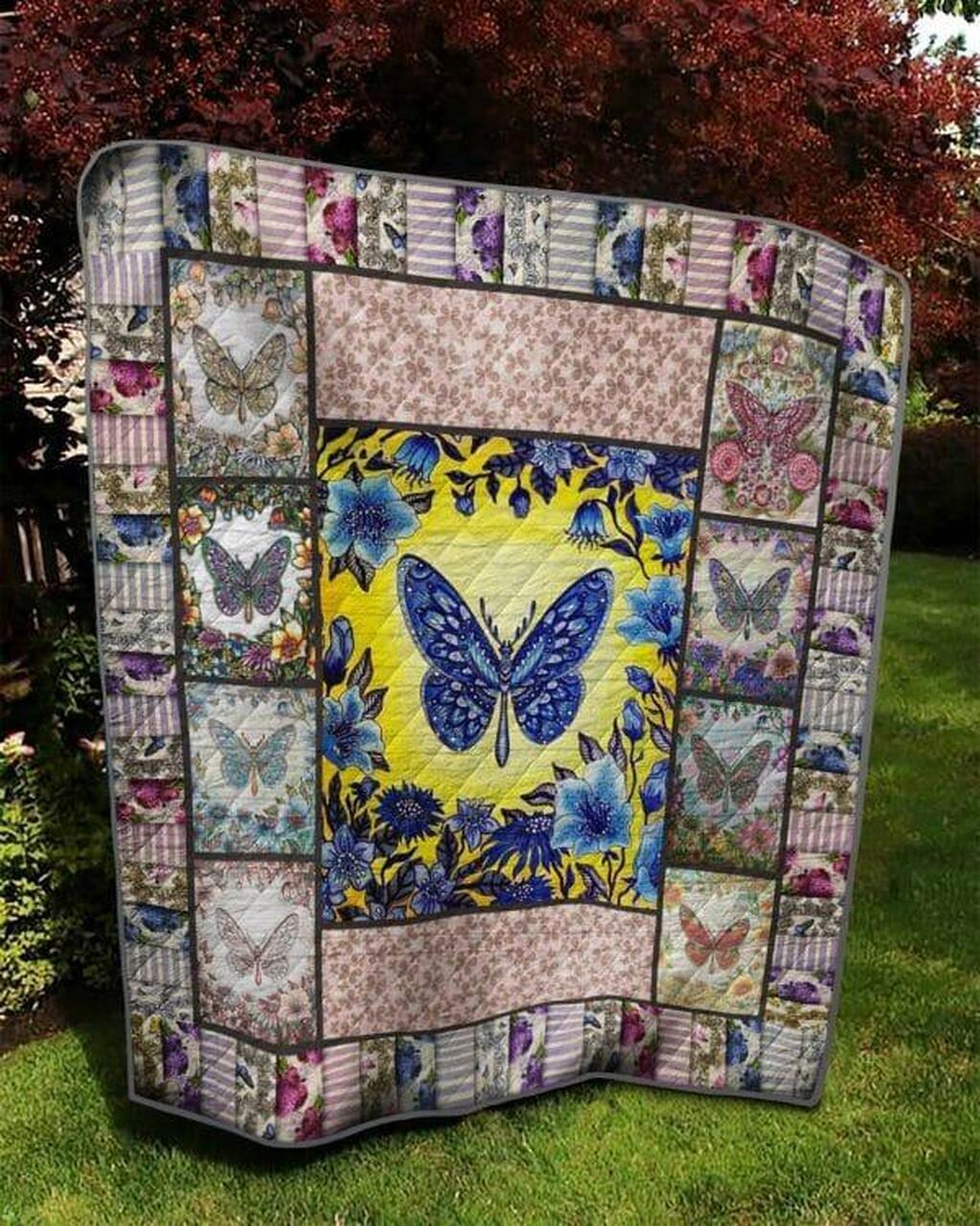 St Butterfly 020402 Quilt Blanket Quilt
