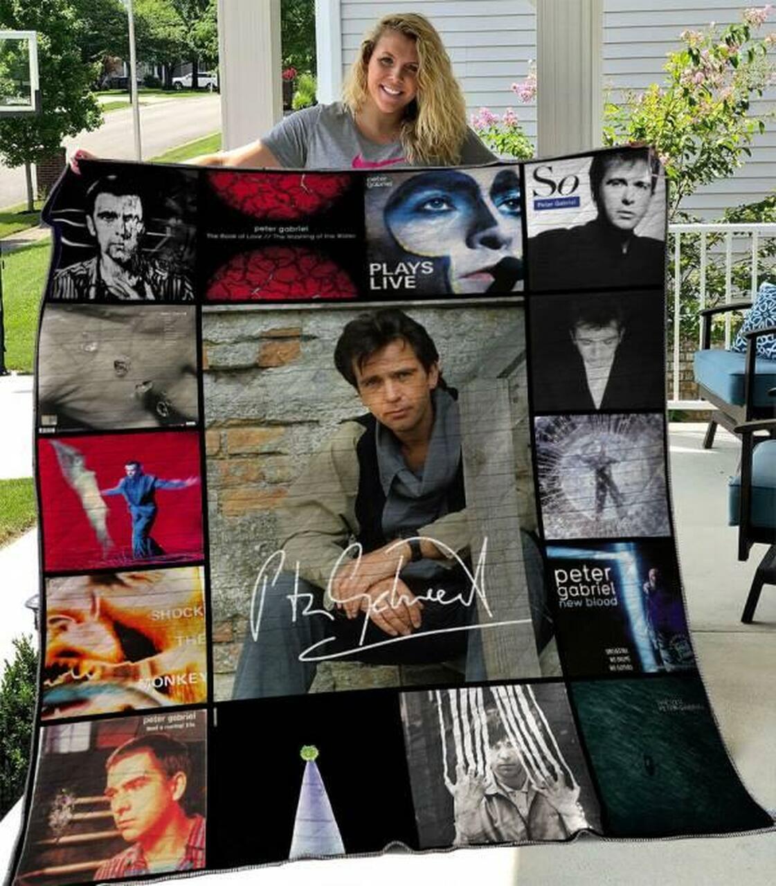 Peter Gabriel Quilt Blanket M240524 Quilt