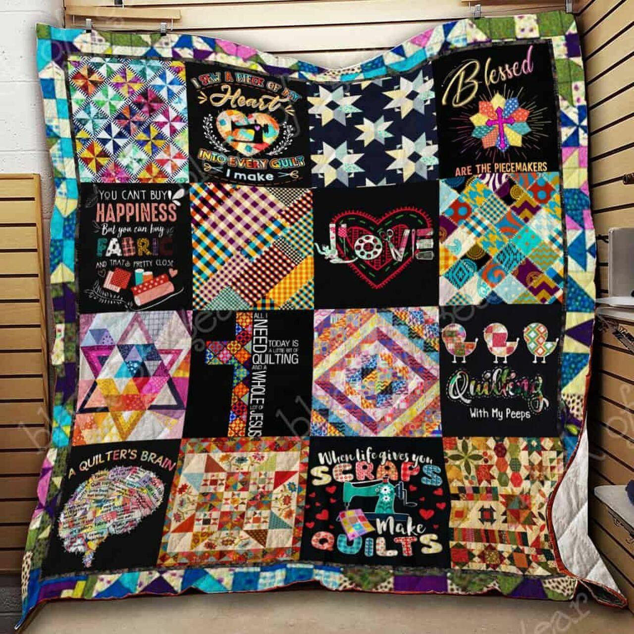 Fabric Cl19100291Mdq Quilt Blanket
