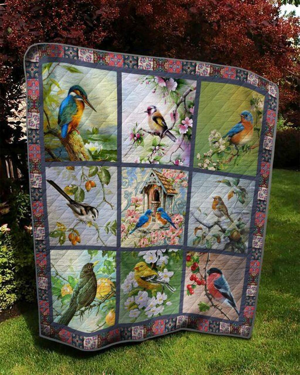 The Bird T Quilt Blanket Quilt
