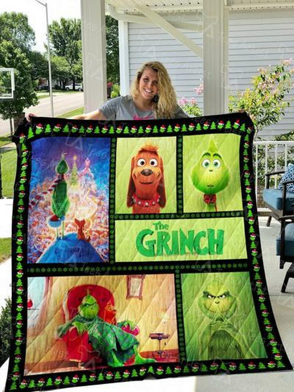 Grinch Quilt Blanket 01425 Quilt