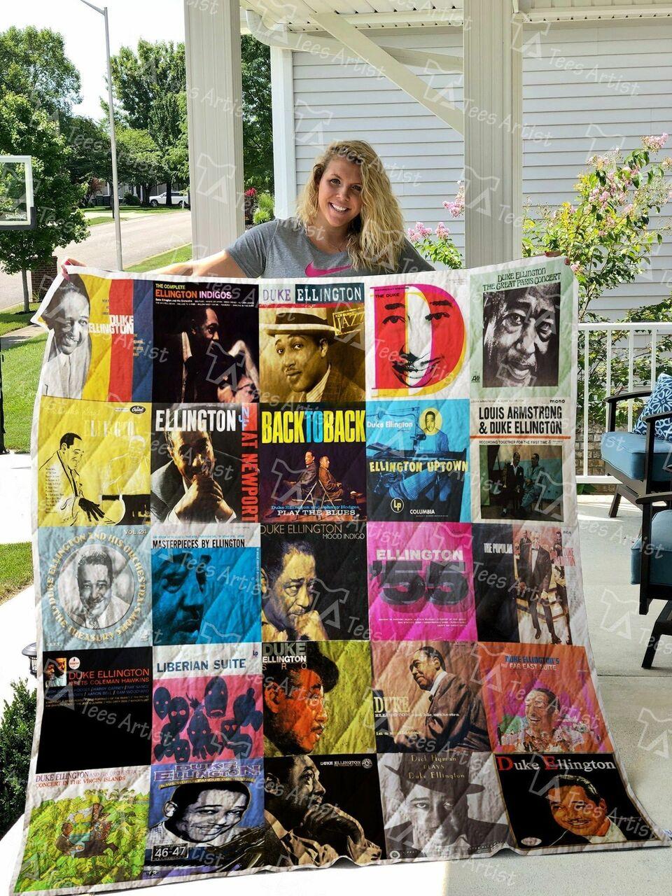 Duke Ellington Quilt Blanket 0807