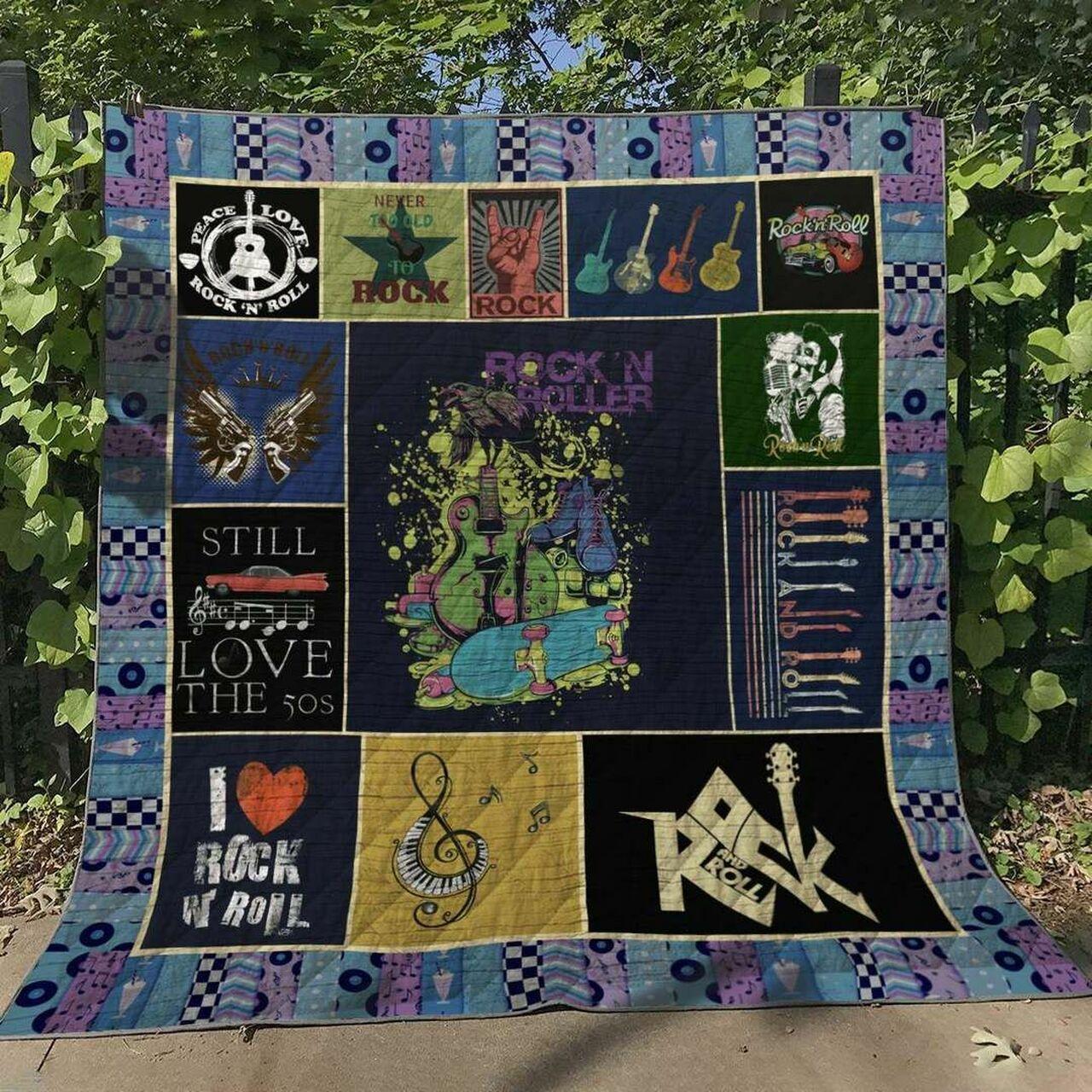 Rockn Roll Nn220510 Quilt Blanket
