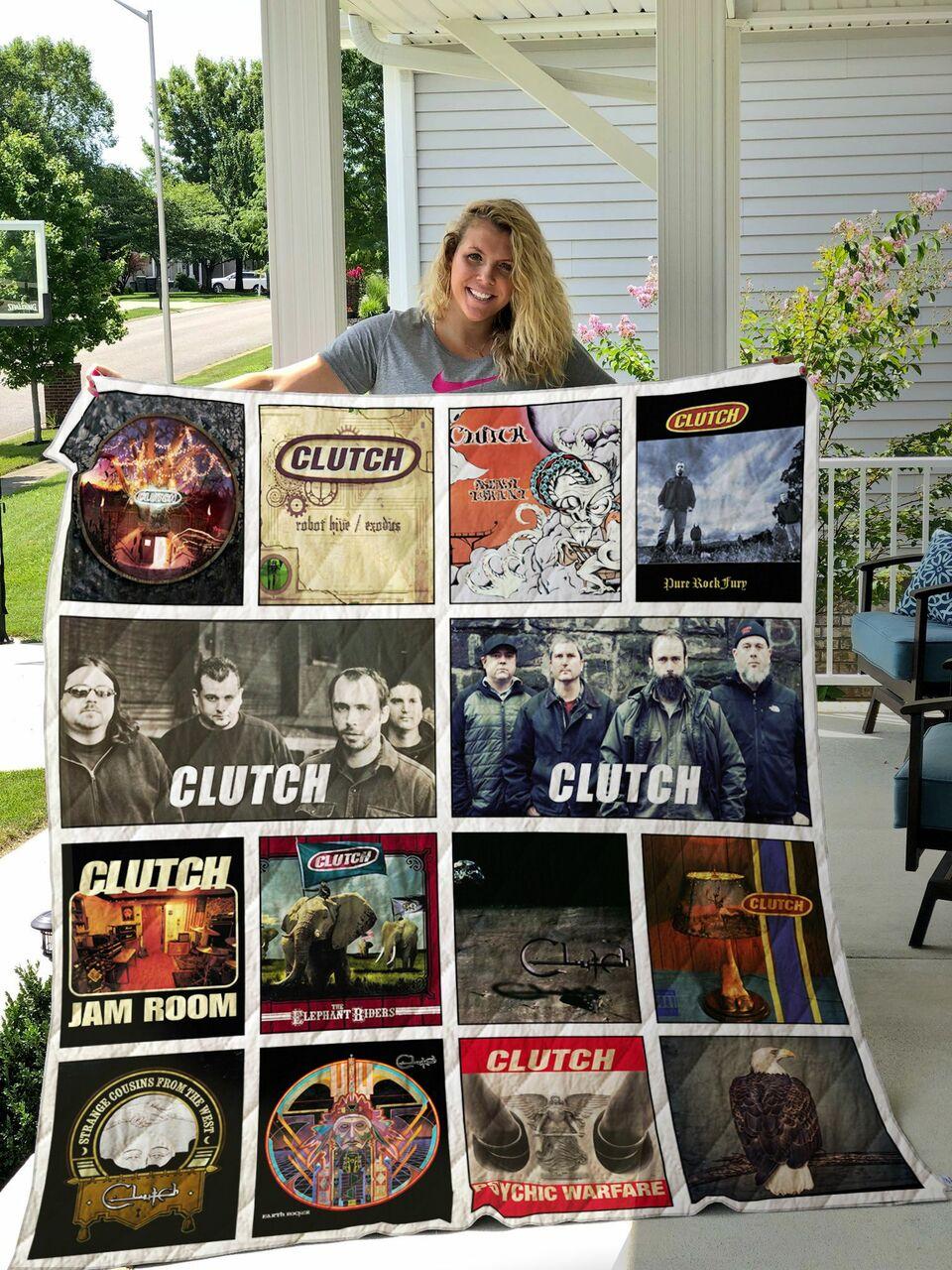 Clutch Band Al Quilt Blanket 01