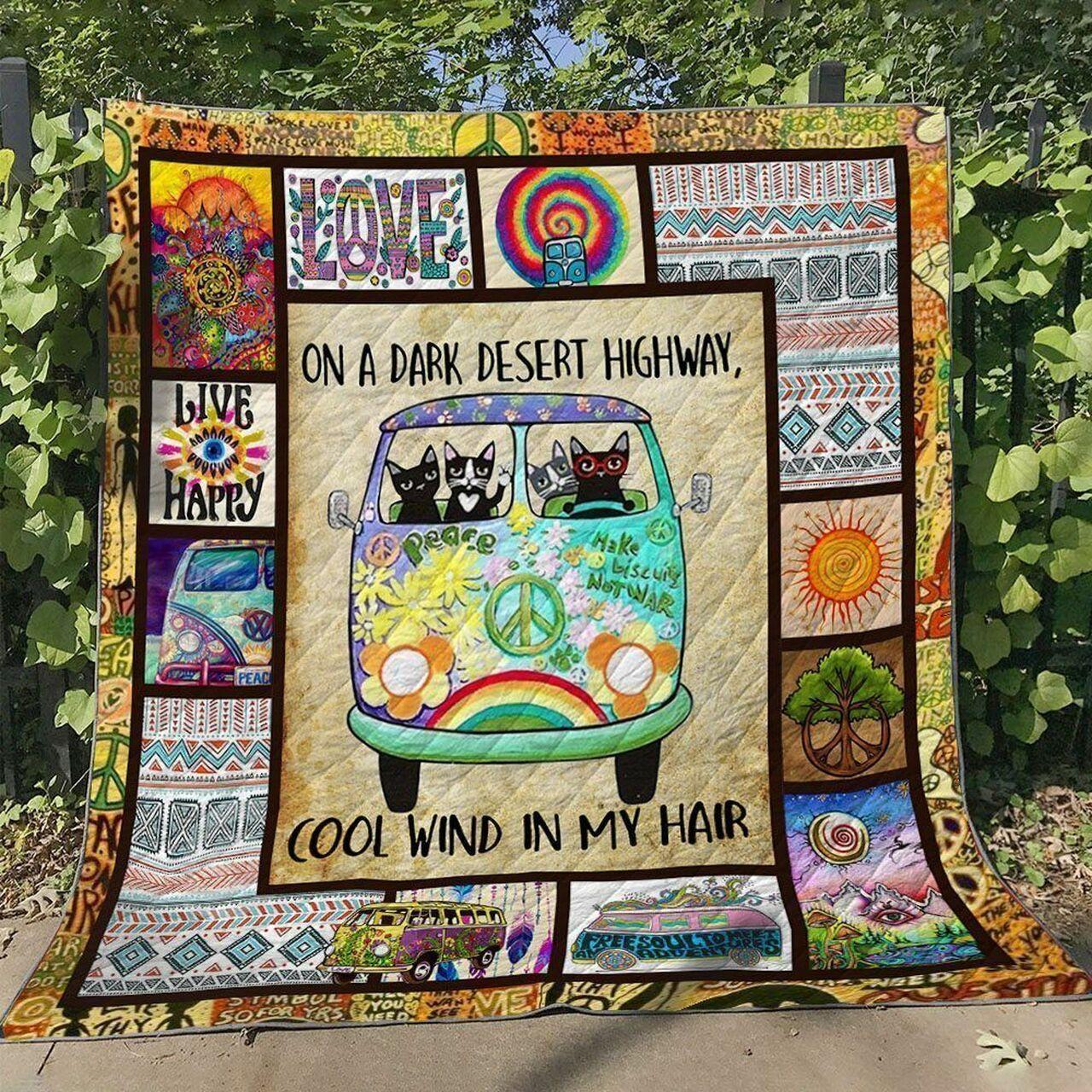 Hippie Bi020804C Tbg Quilt Blanket