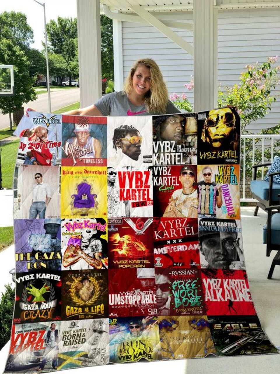 Vybz Kartel Quilt Blanket Quilt