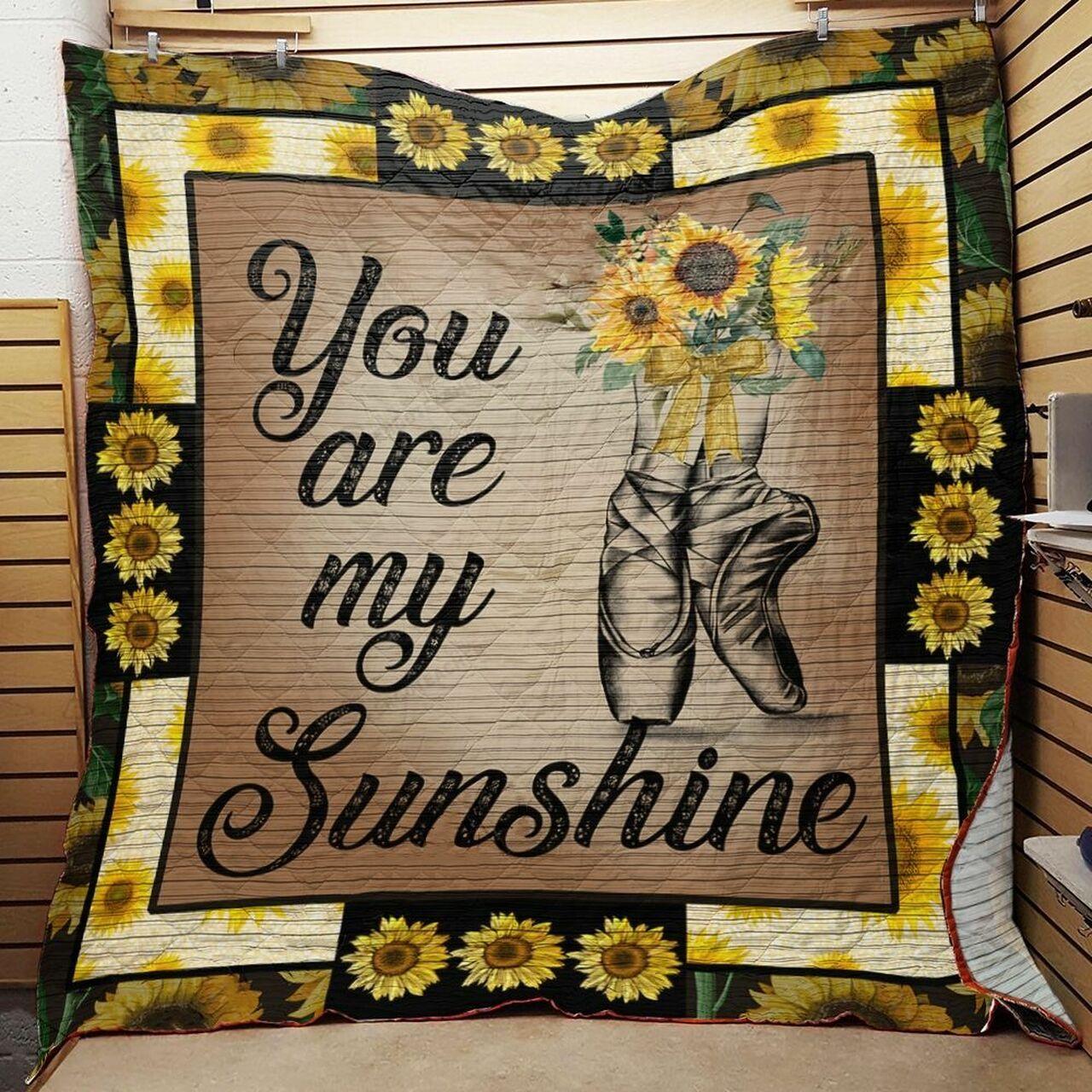 Ballunflower You Are unshine Quilt Blanket Greattomized Blanket G For Birthday C Thgiving
