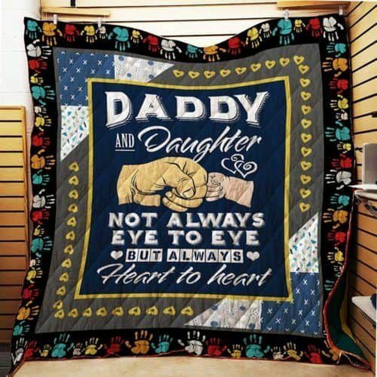 Daddy And Daughter Cl22100142Mdq Quilt Blanket
