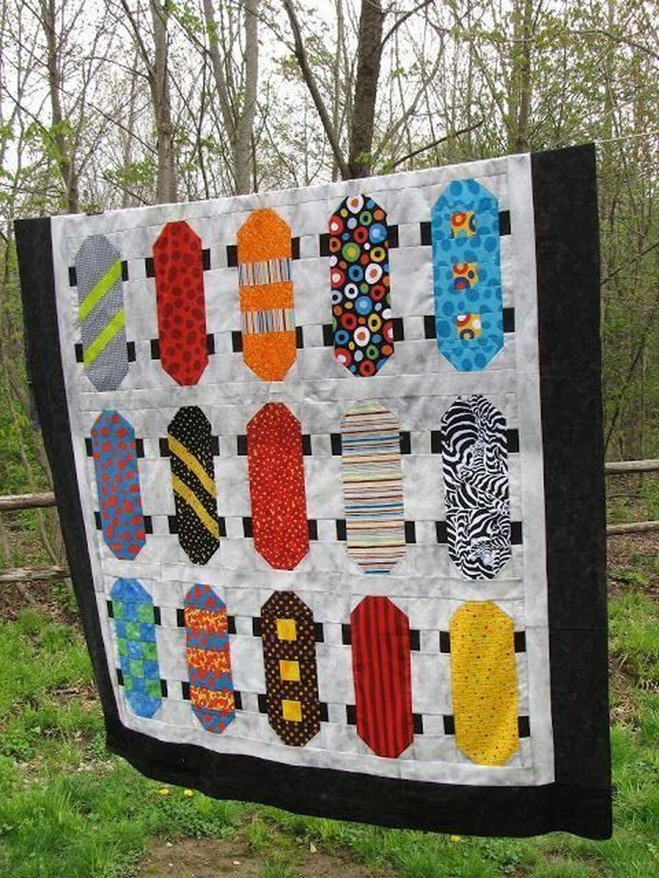 Skateboard Clm1910114Q Quilt Blanket