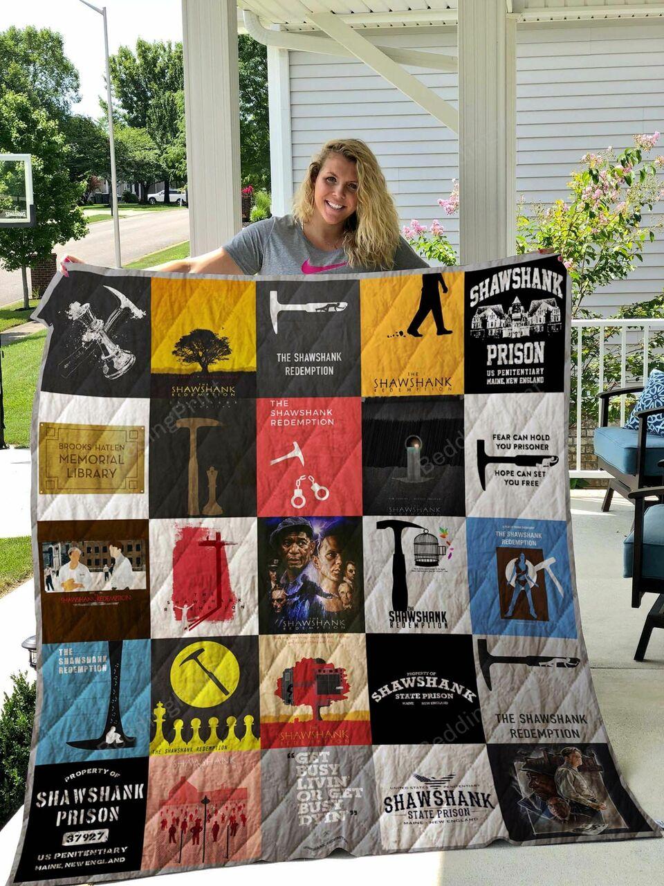 Shank Redemption Quilt Blanket