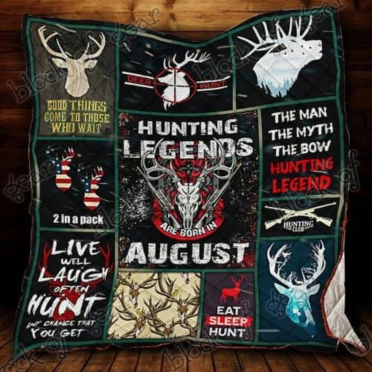 At Hunting Legend Cl19100052Mdq Quilt Blanket