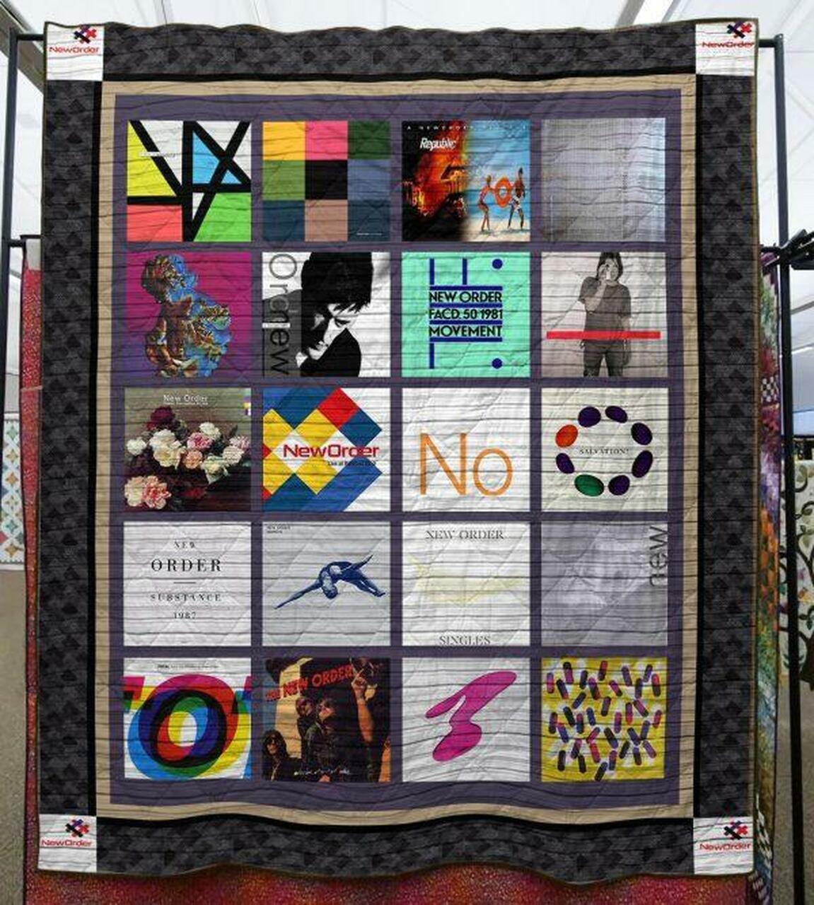 New Order Memo Quilt Blanket Kl30 Quilt