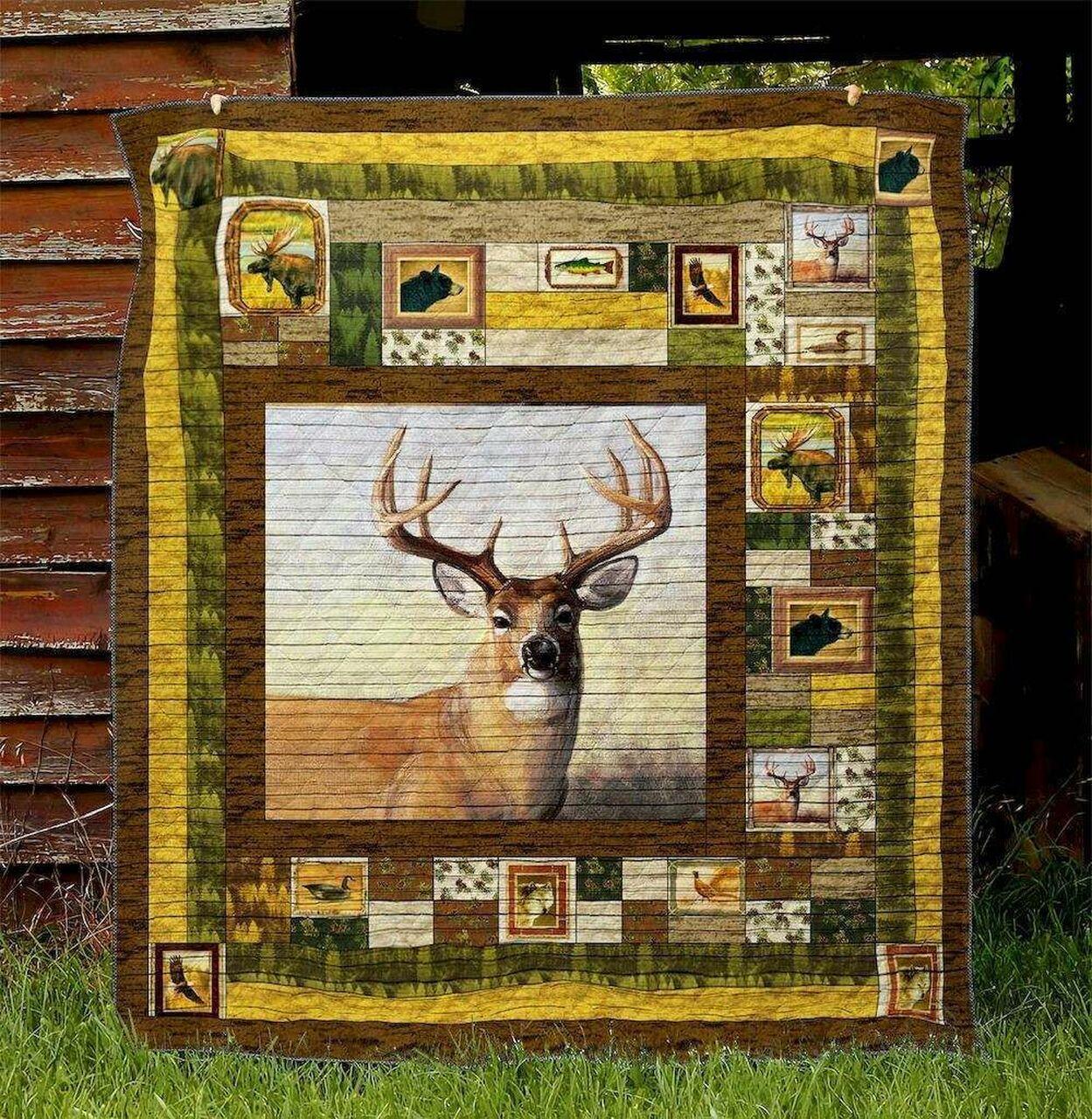 Deer Nb110512 Quilt Blanket