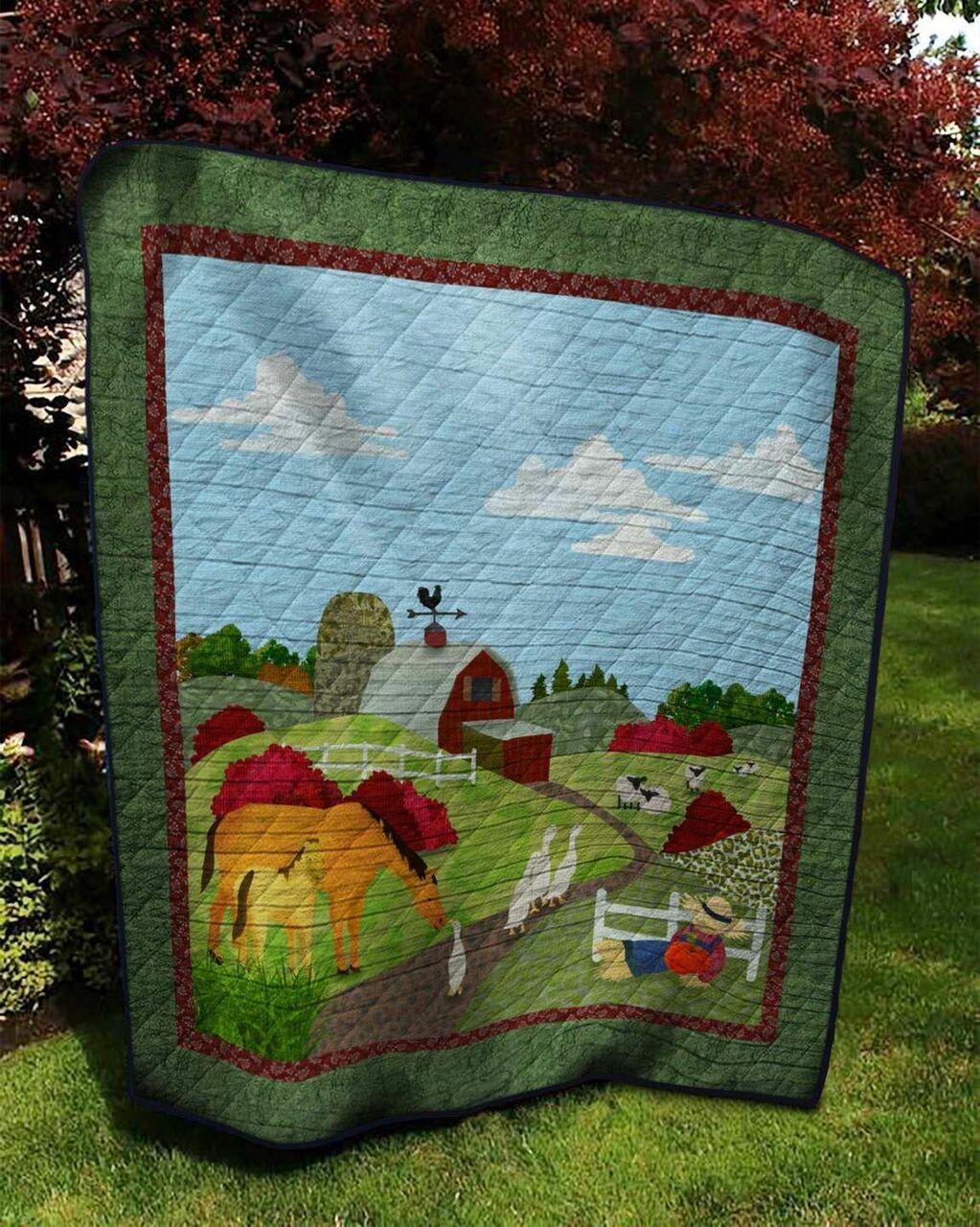 Farm Ml150513 Quilt Blanket