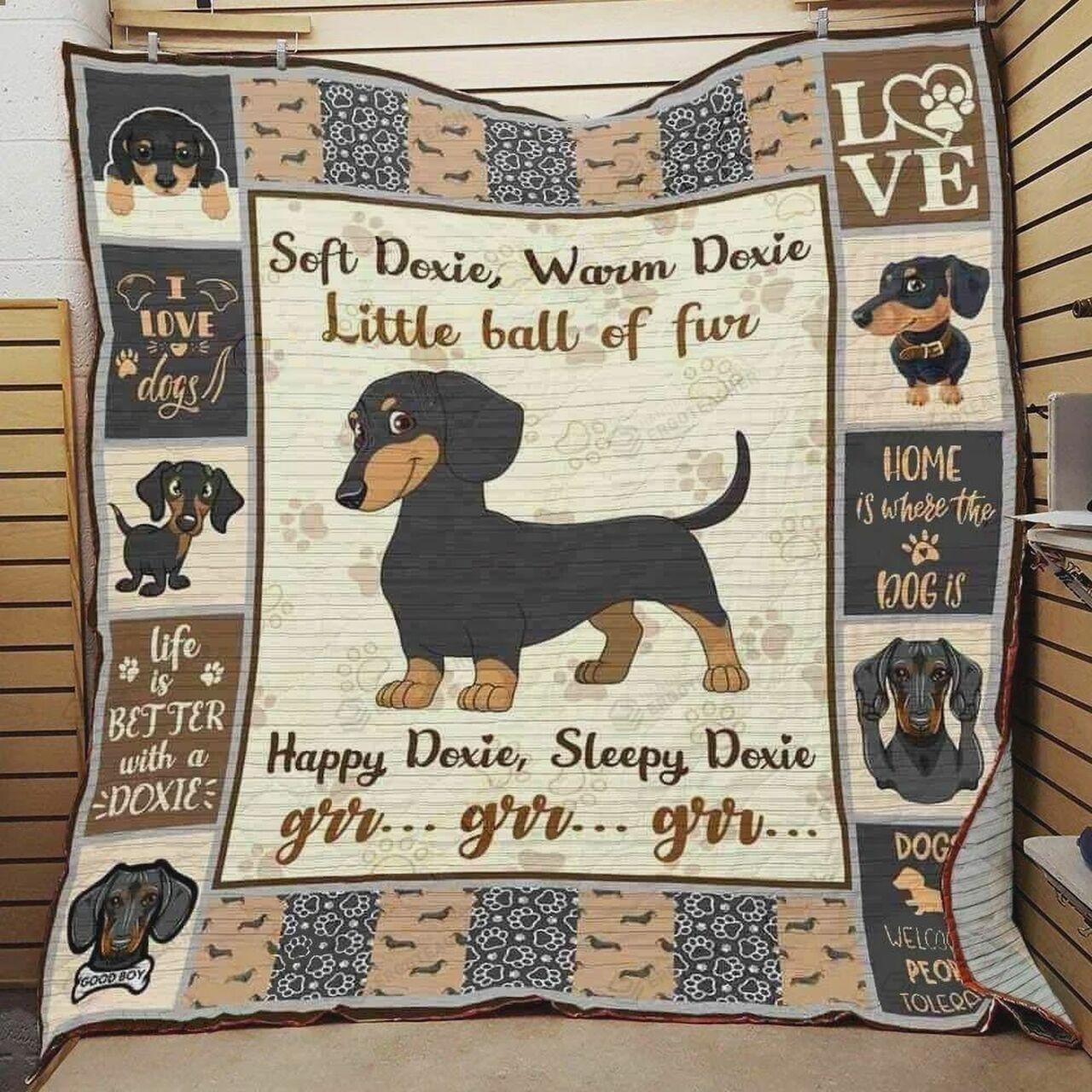 Soft Warm Hapleepy Doxie Quilt Blanket Greattomized Blanket G For Birthday C Thgiving