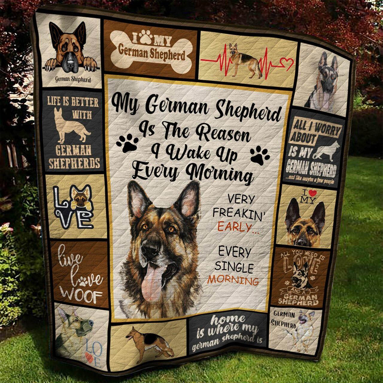 Germhepherd Quilt Blanket Bbb020639Ht