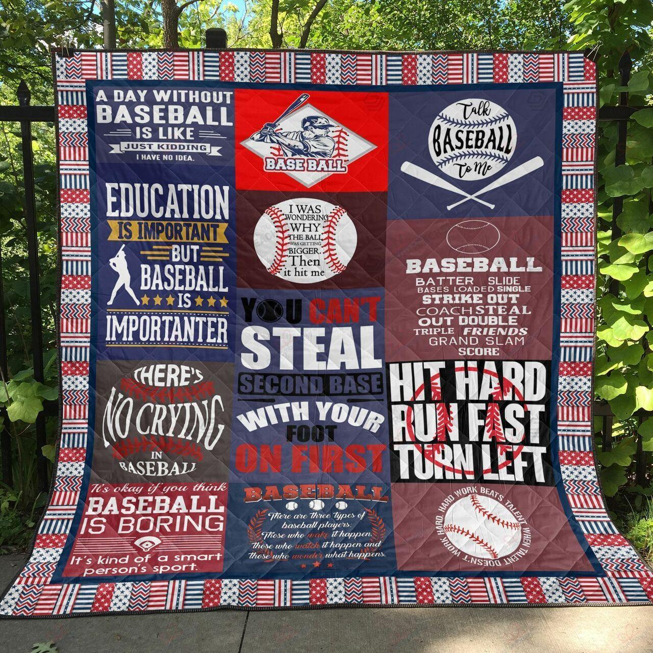Talkeball To Me Quilt Blanket Greattomized Blanket G For Birthday C Thgiving