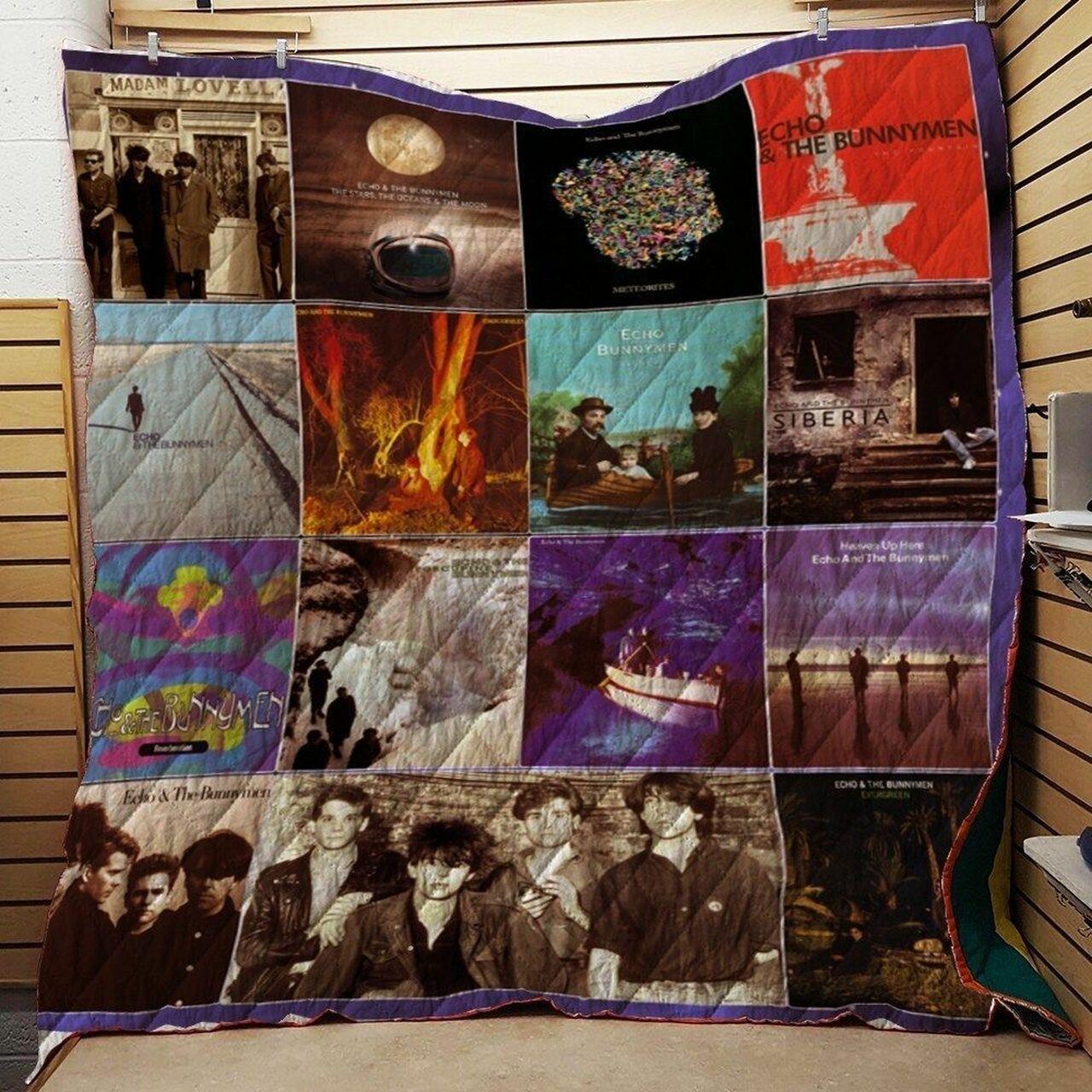 Echo And The Bunnymen Al Quilt Blanket