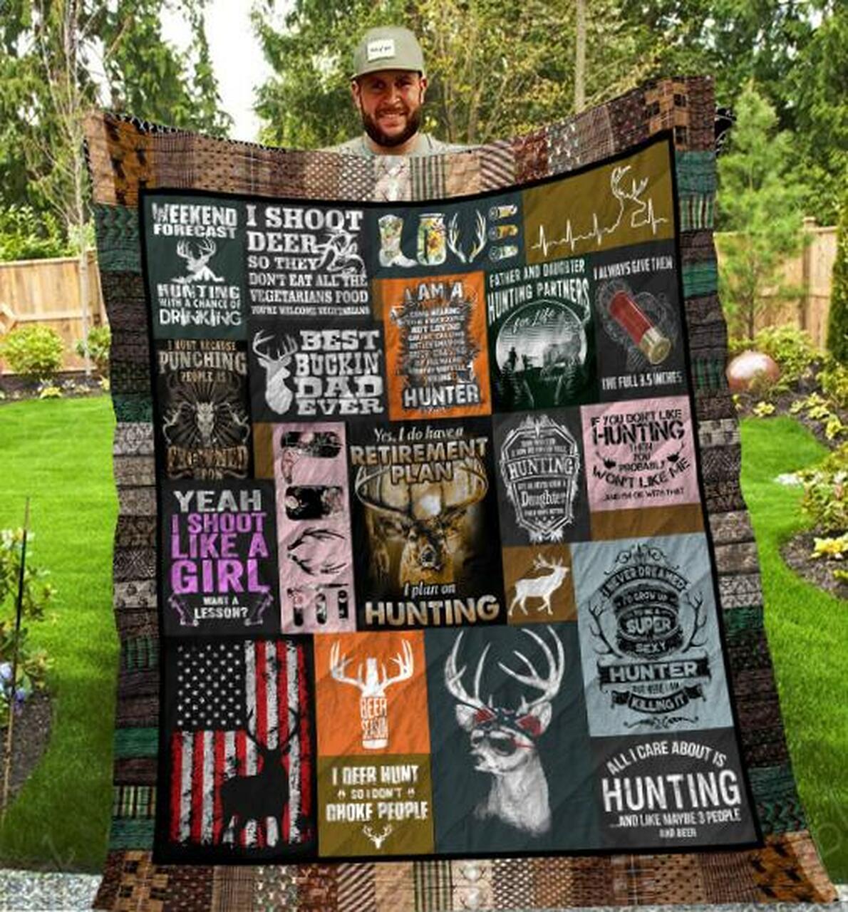 Hunting Quilt Blanket Ver 1 Quilt