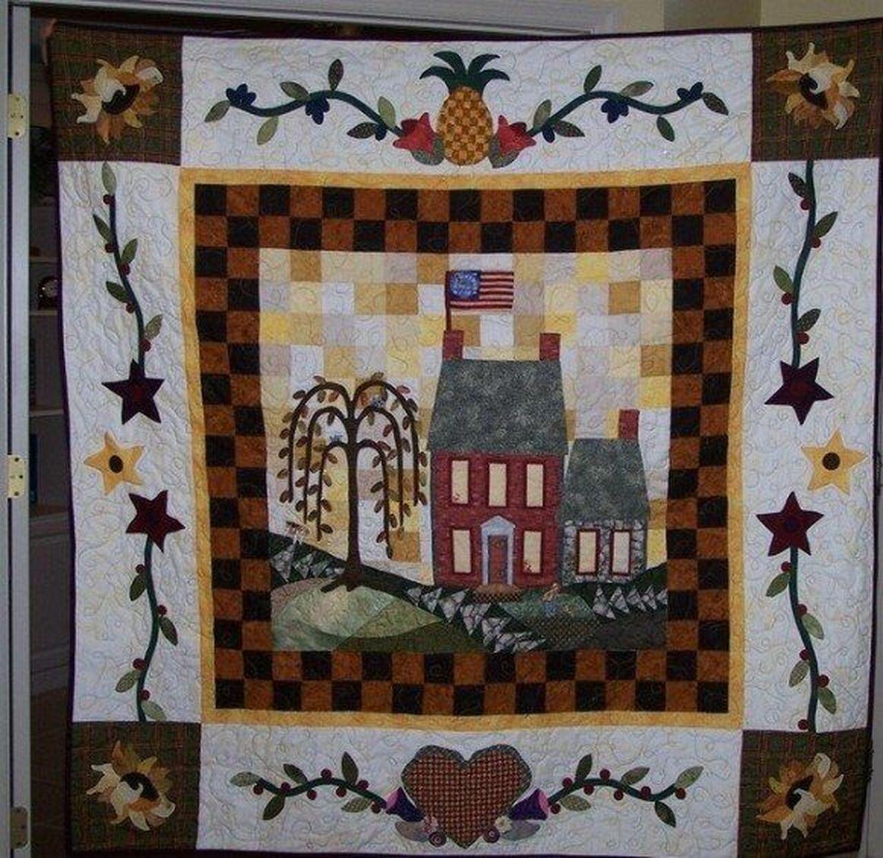 e On Willow Farm Cla2210289Q Quilt Blanket